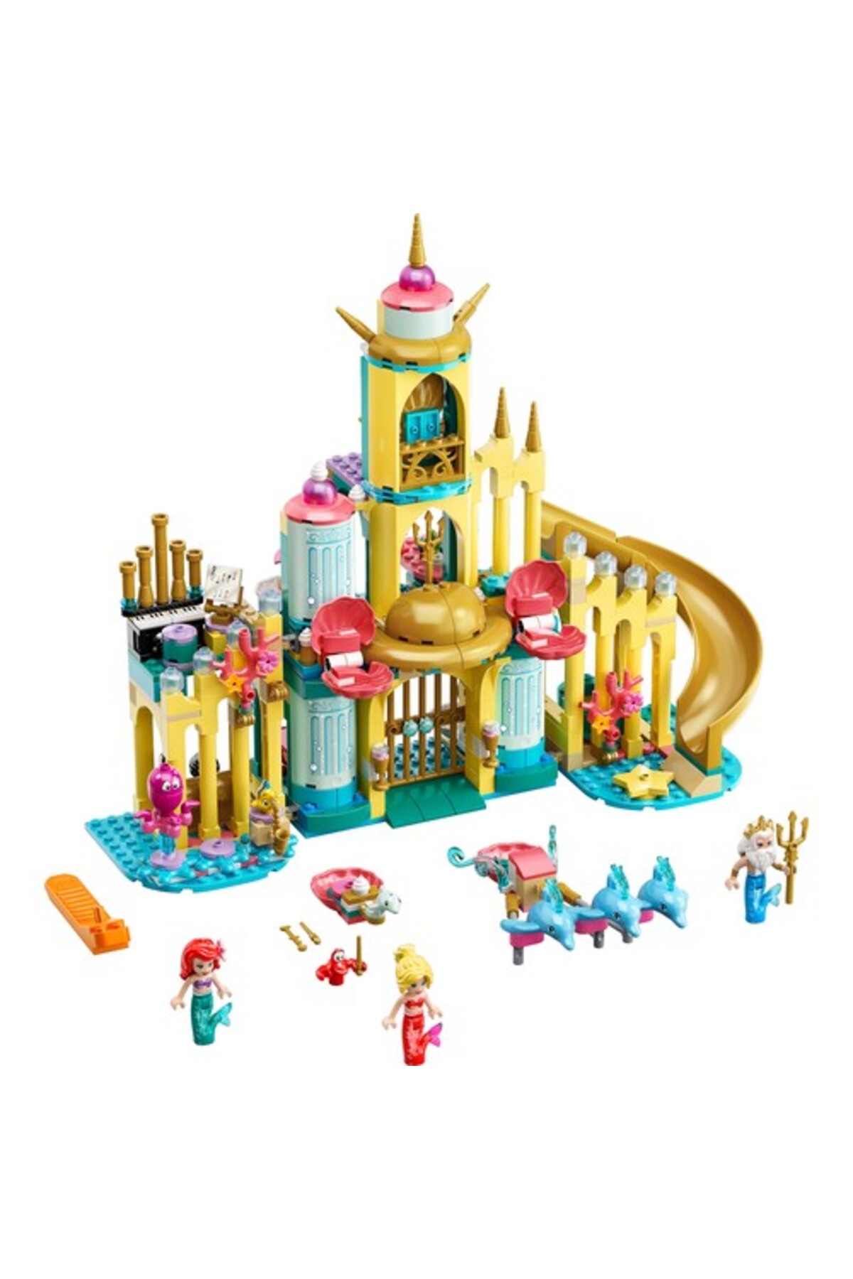 ®| دیزنی پرنسس™ کاخ زیرآبی آریل ۴۳۲۰۷ - مجموعه ساخت اسباببازی خلاقانه (۴۹۸ قطعه)