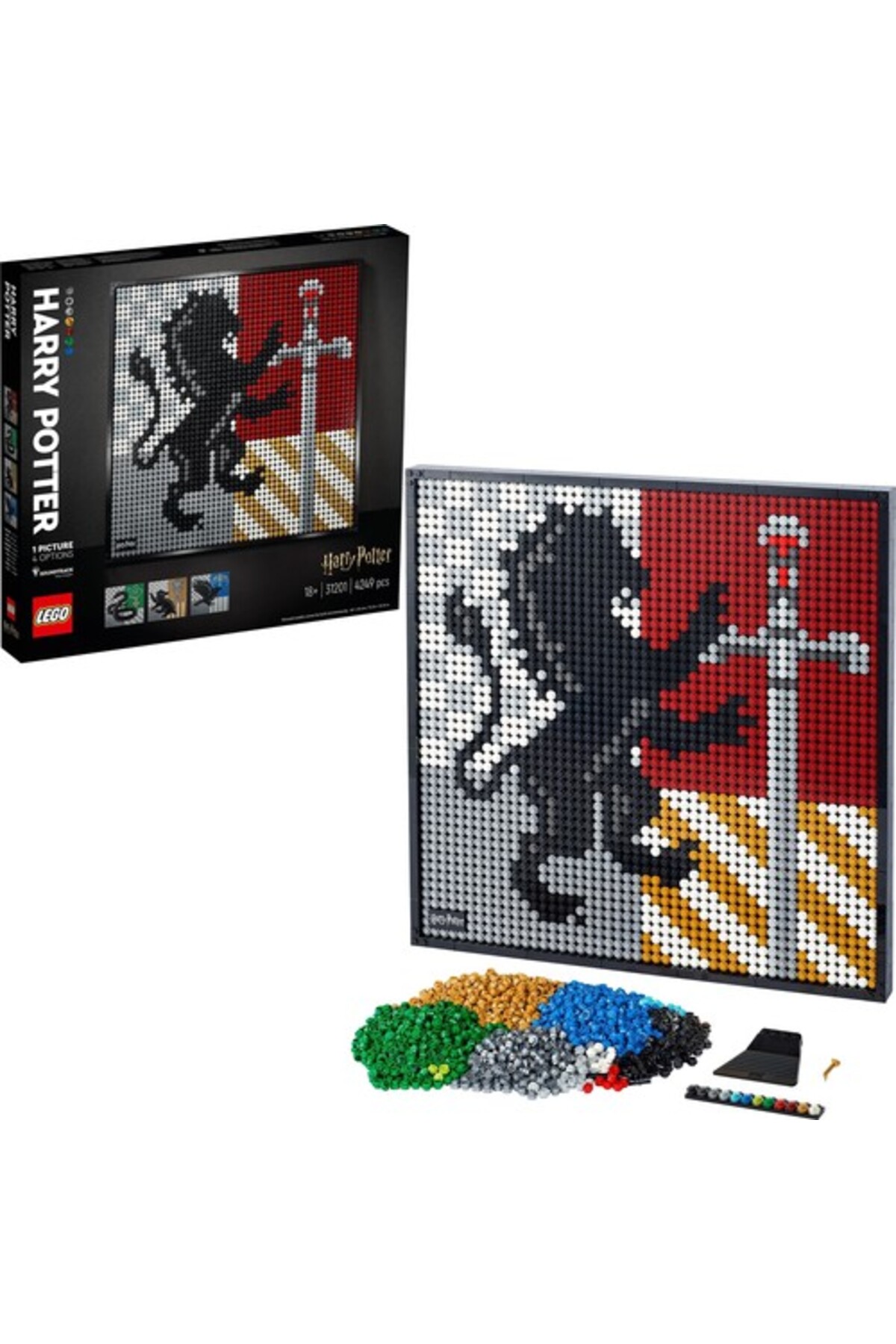 مجموعه ساختنی نشان‌های هاگوارتز™ آرت هری پاتر™ ۳۱۲۰۱ (۴۲۴۹ قطعه)