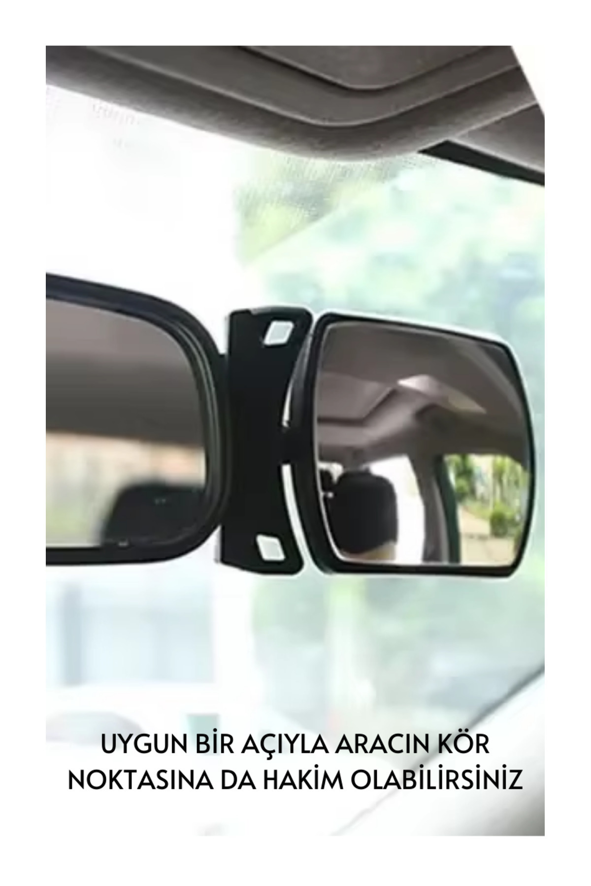 Bebek Çocuk Takibi İçin Araç Ek Dikiz Aynası Prizmatik Dışbükey