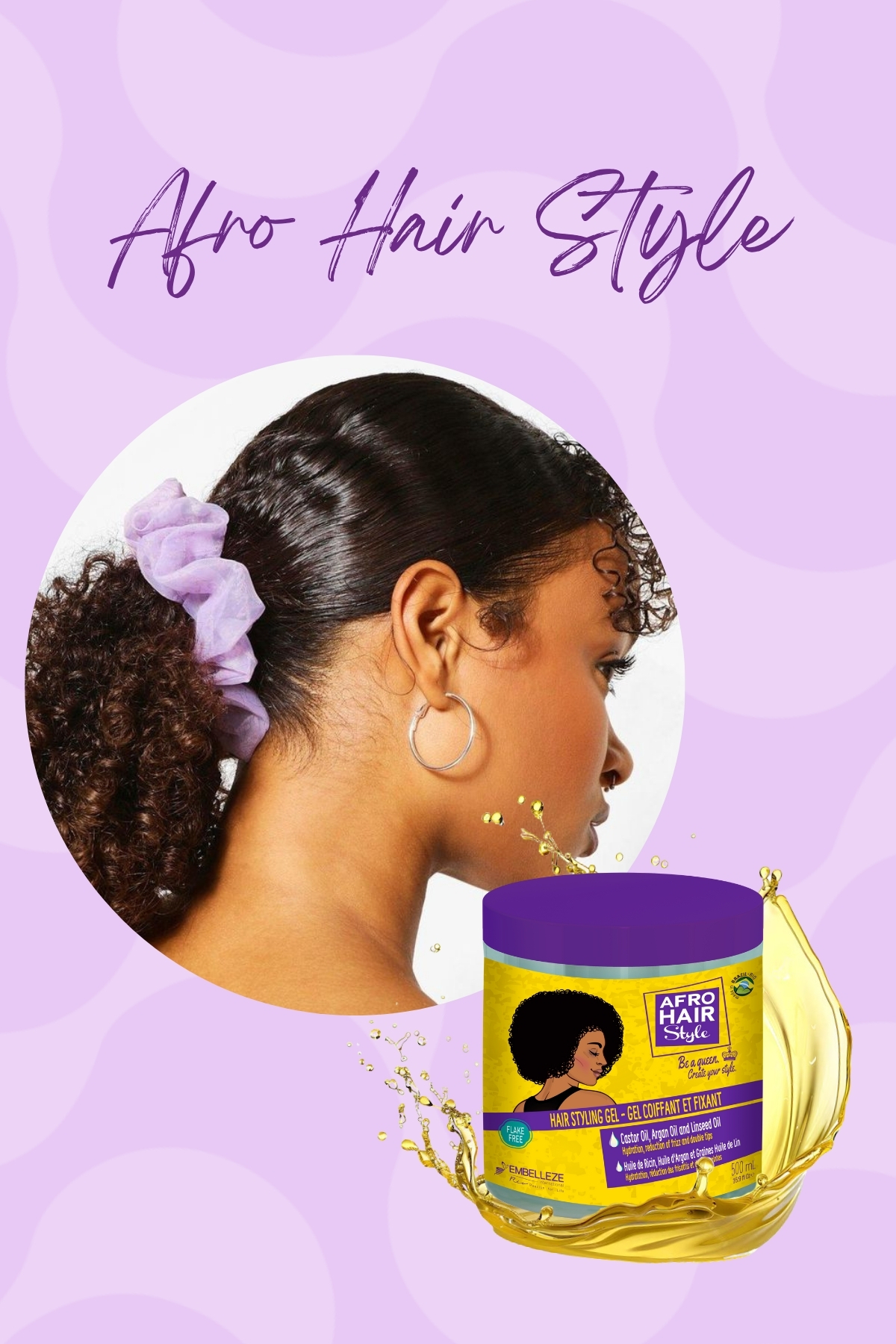 Afro Hair - Afro Kıvırcık Saçlar İçin Bukle Belirginleştirici ve Sabitleyici Jel 500ml — 876120003920 — تصویر 6 از 6