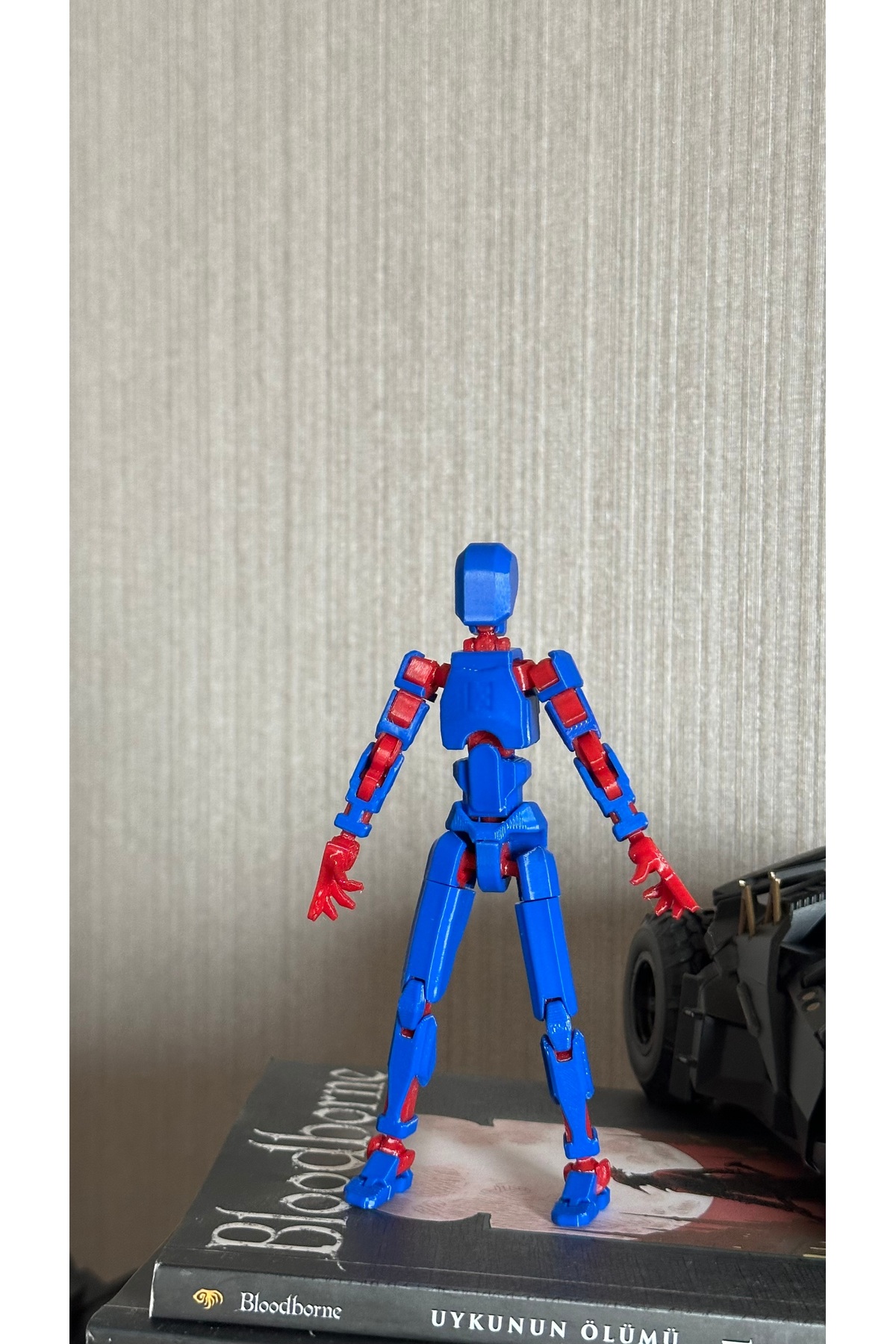 Loopify Lucky 13 Aksiyon Figürü Robot Oyuncak 13cm Mavi Kırmızı