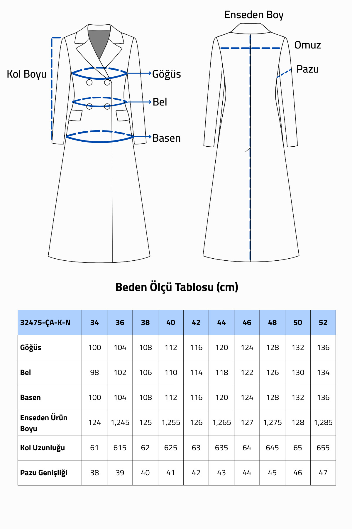 KENT Uzun Slim Fit Kaşe Çimen Yeşili Kaban Kuşaklı Çift Yaka Detaylı görsel 5