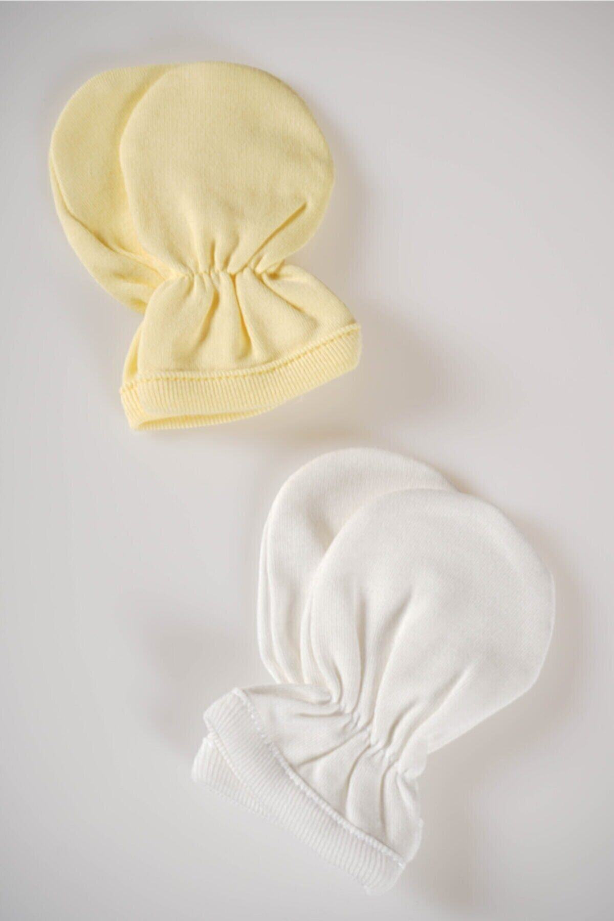 Baby Bakkal Eni Doğan 2li Bebek Penye Tırnak Eldiveni fotoğrafı 2 (önizleme)