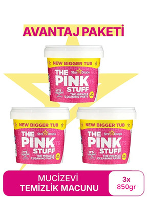 ThePinkStuff The Pink Stuff Mucizevi Temizlik Macunu Avantaj Paket 3x850 gr