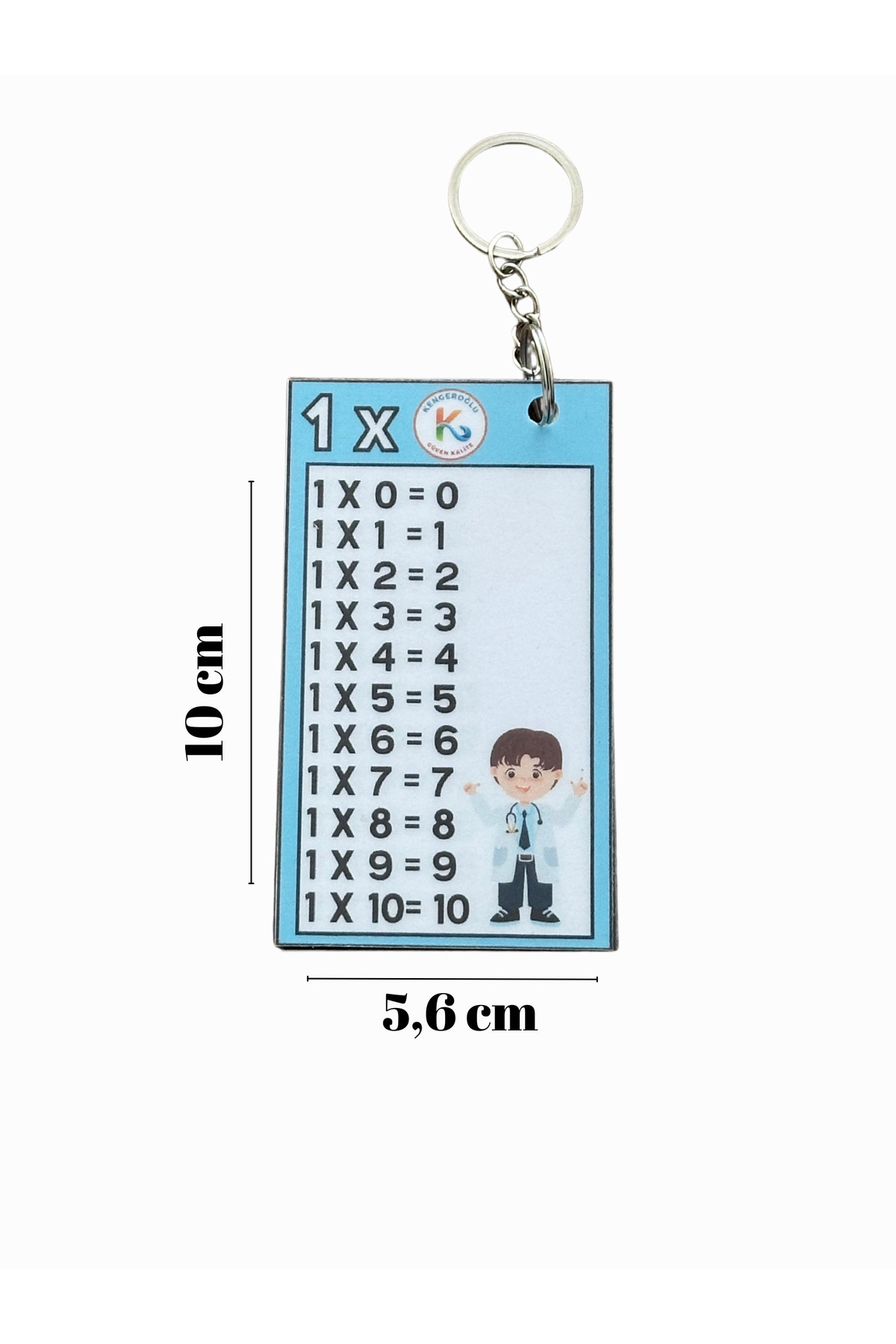 KENGEROĞLU Meslek Grupları Temalı Çarpım Tablosu Anahtarlık Kartları fotoğrafı 2 (önizleme)