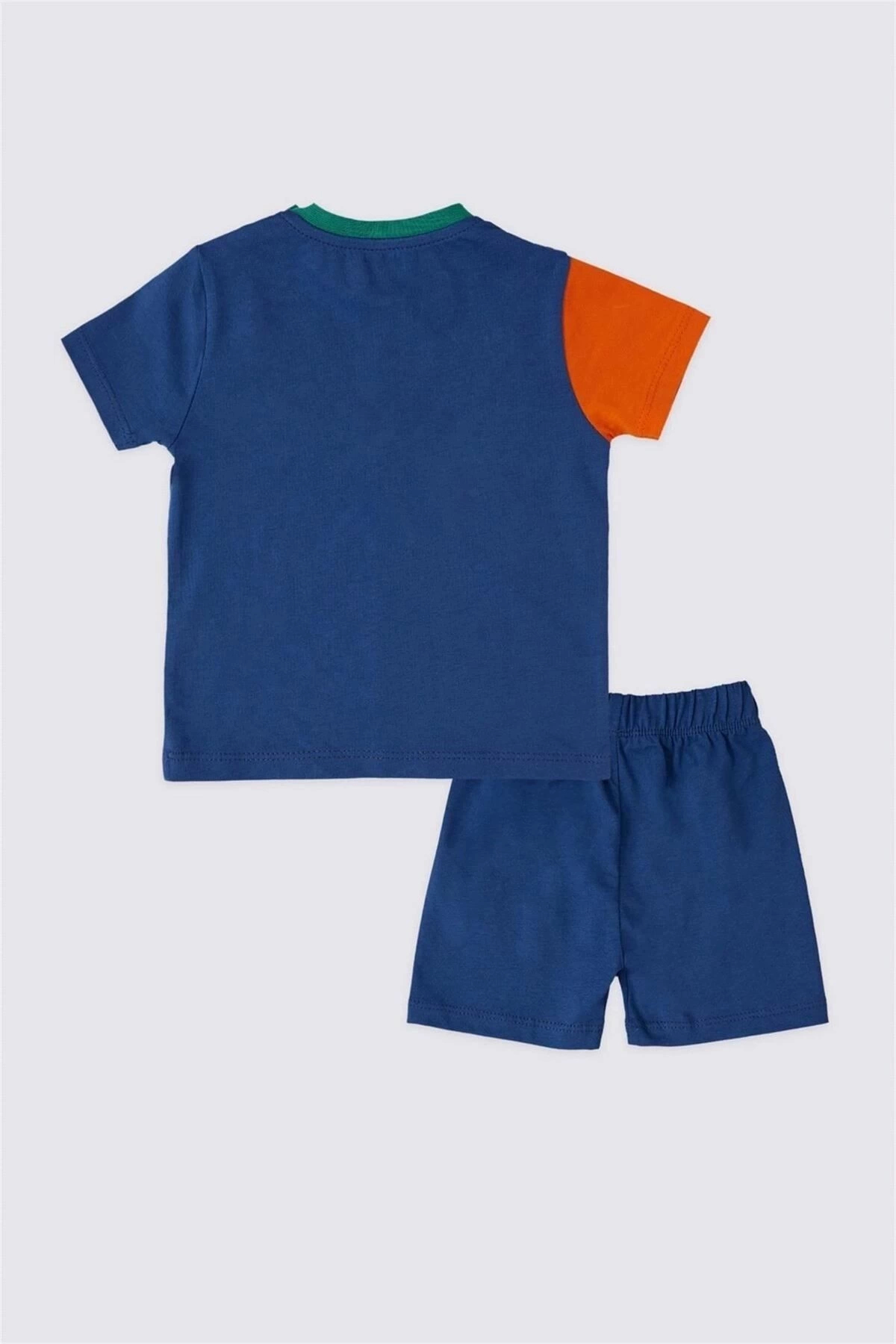 U.S. Polo Assn. Erkek Bebek 2 Lı Kısa Kol T-shırt Takım - Cobalt fotoğrafı 3 (önizleme)