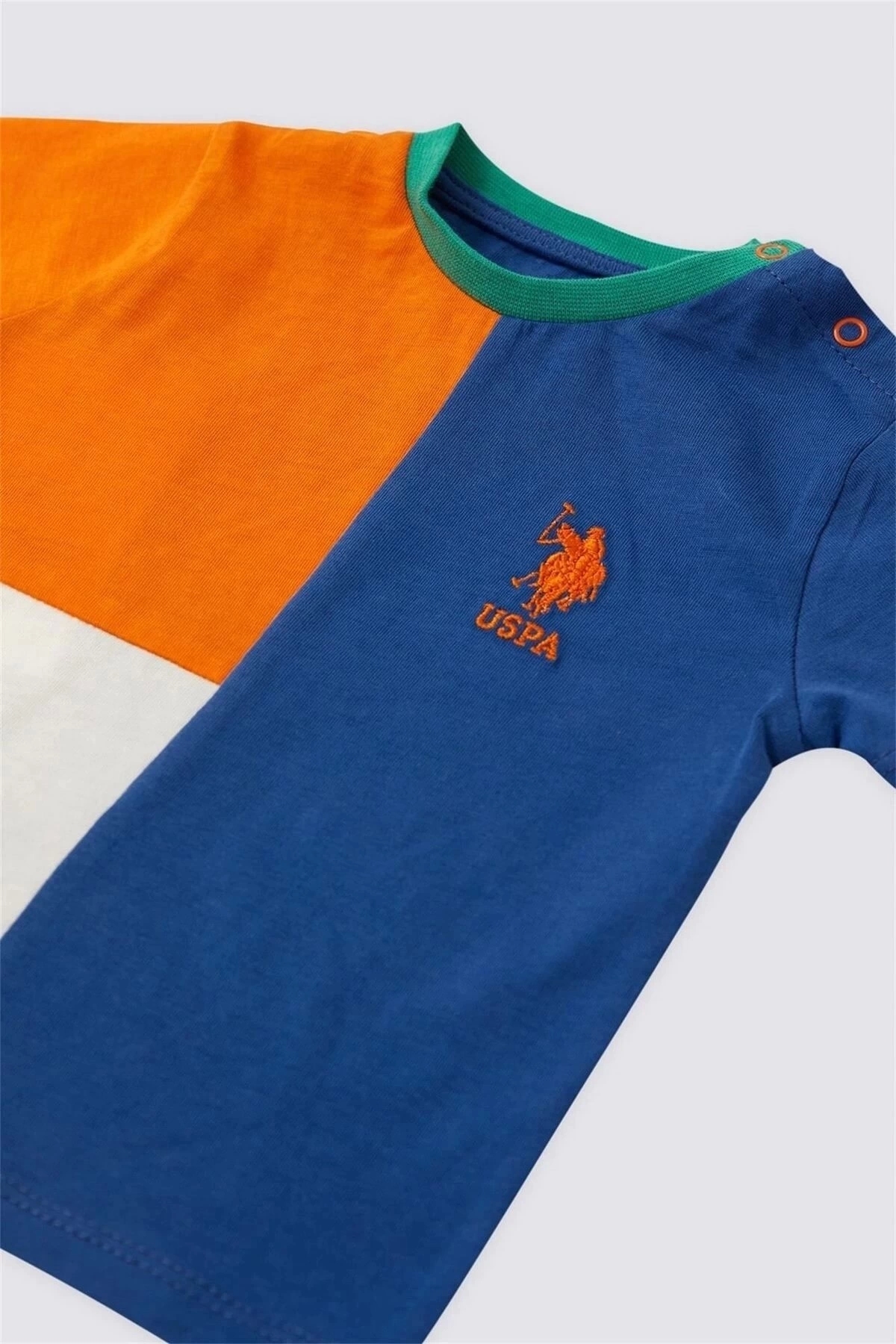 U.S. Polo Assn. Erkek Bebek 2 Lı Kısa Kol T-shırt Takım - Cobalt fotoğrafı 2 (önizleme)