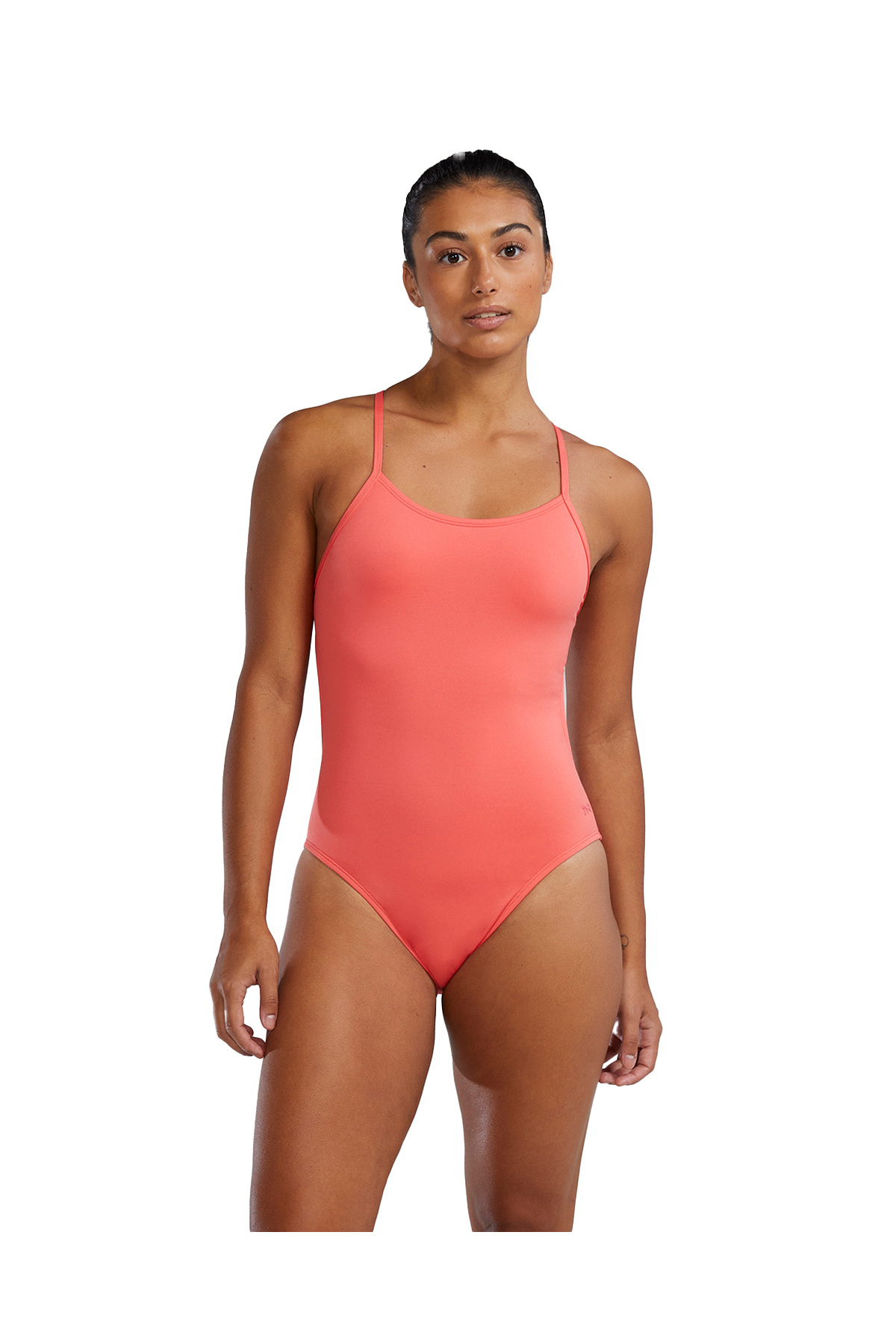 sporsuit TYR Kadın Antrenman Mayosu Cutout Solid Arena Yaz , Kış Şampiyona Yarış Yüzücü Mayosu