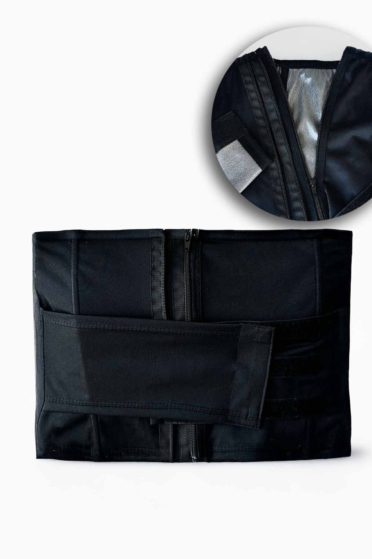 ALEXANDER HUD Kadın Erkek Göbek Karın Şekillendirici Terletici Termal Kemer Sıkı Bel Korsesi fotoğrafı 6 (önizleme)