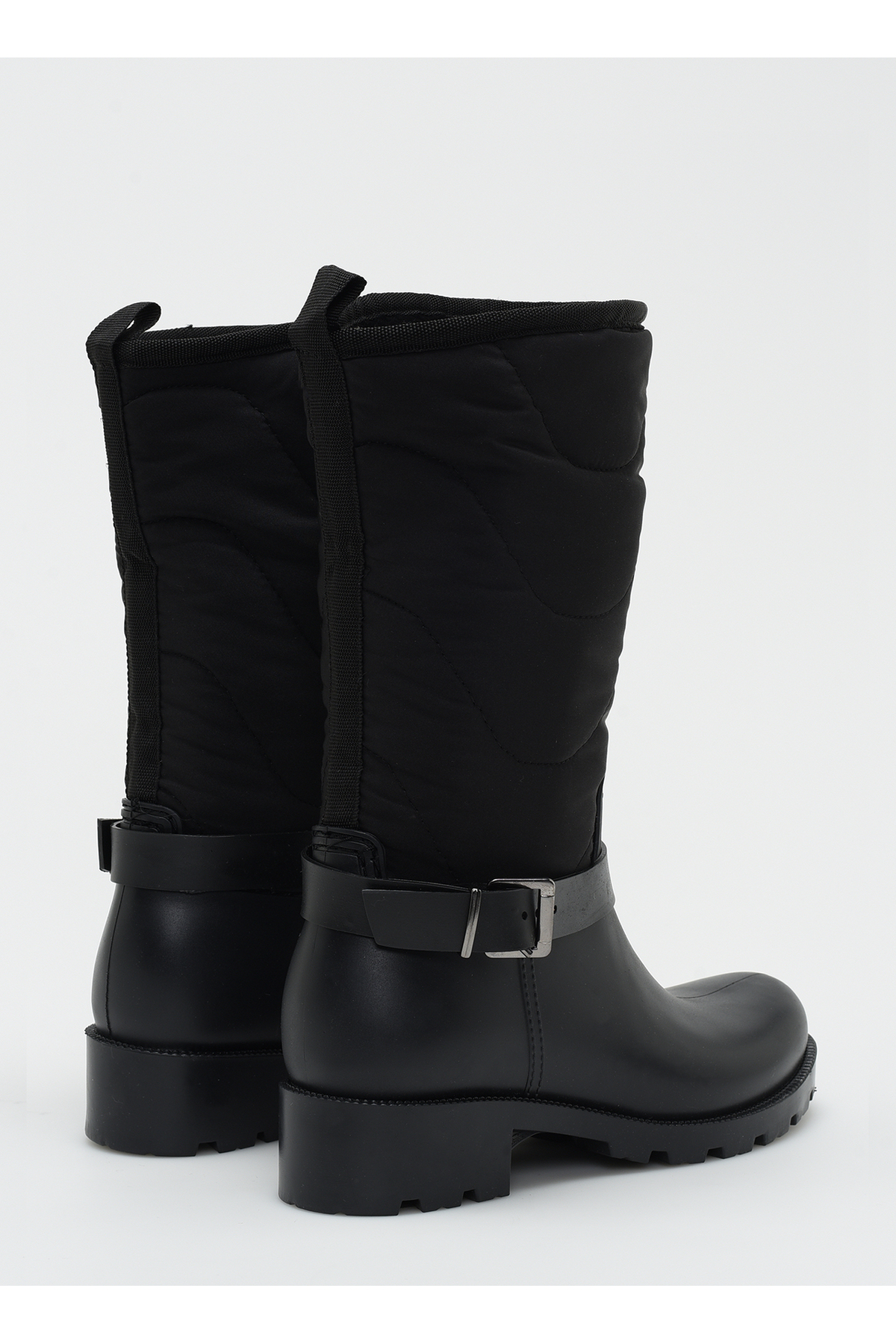 F By Fabrika Tekstil Siyah Kadın Çizme Lına görsel 3