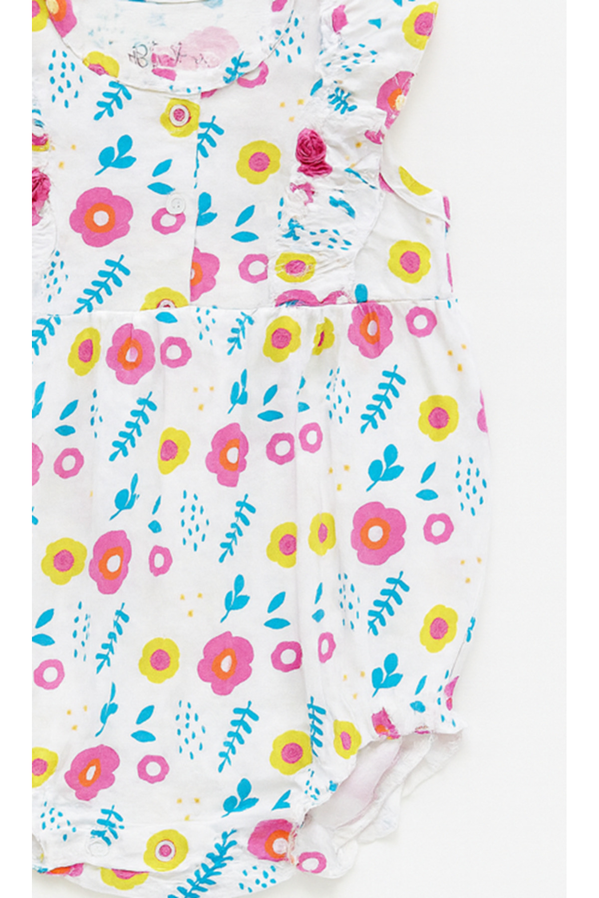 For My Baby Kız Bebek Body Atlet Kol Desenli fotoğrafı 2 (önizleme)