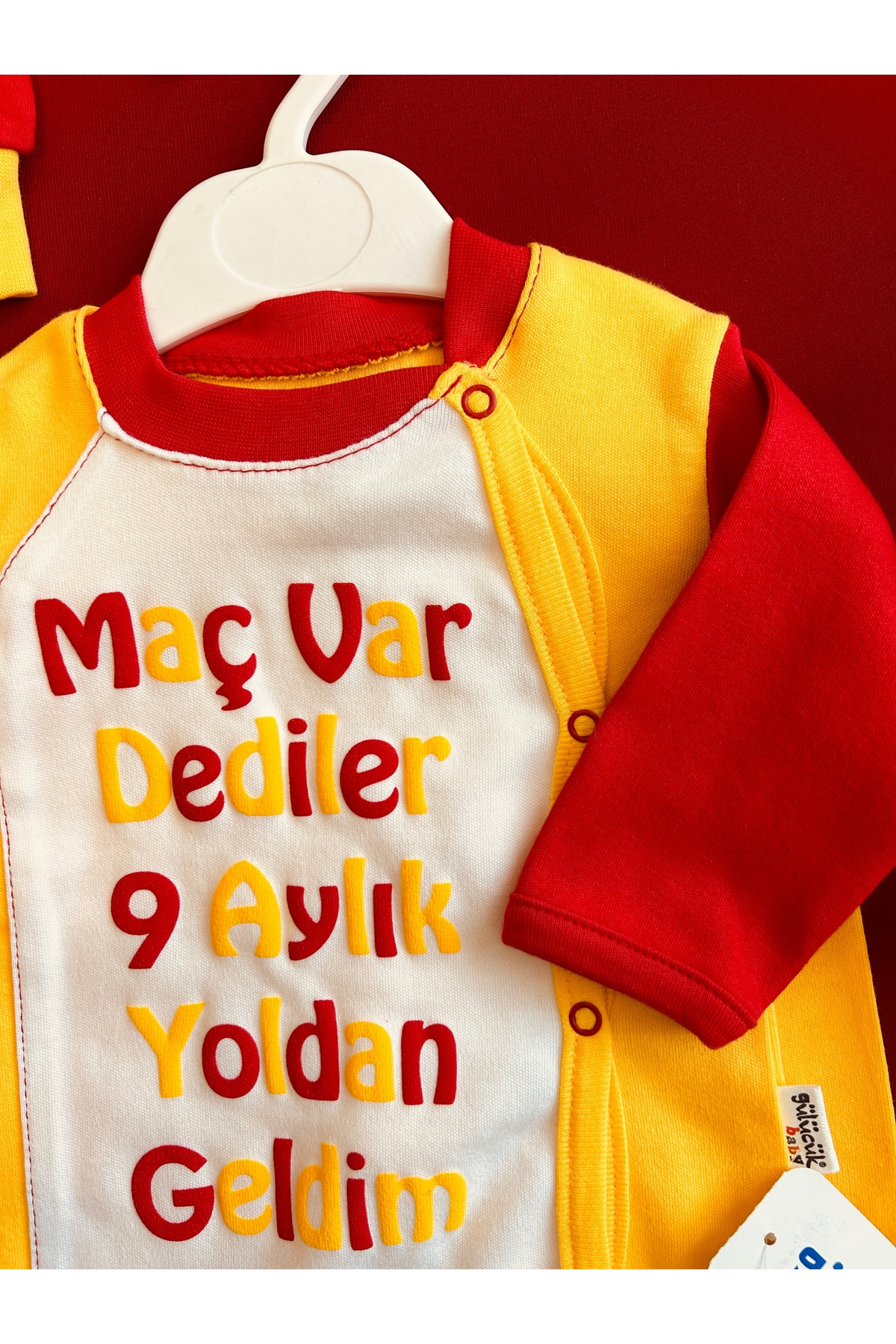 DaphKids Taraftar Yenidoğan Bebek Takımı 4'lü Set Hastane Çıkışı fotoğrafı 2 (önizleme)