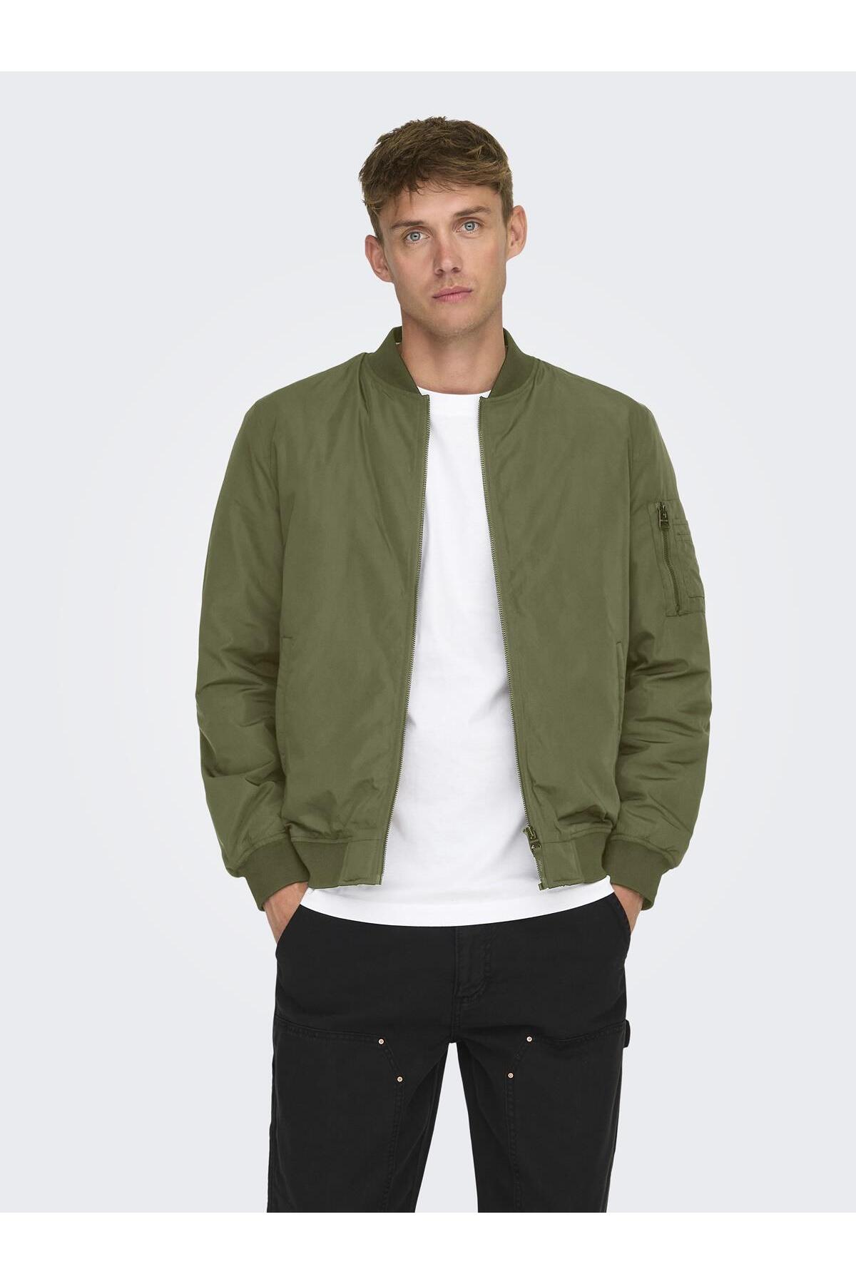 ONSJOSHUA BOMBER OTW NOOS — مشکی 24YW21000069