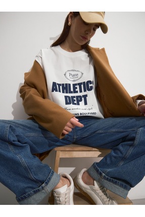 Jose Clothing Kadın Baskılı Tesettüre Uygun Uzun Kollu Tshirt
