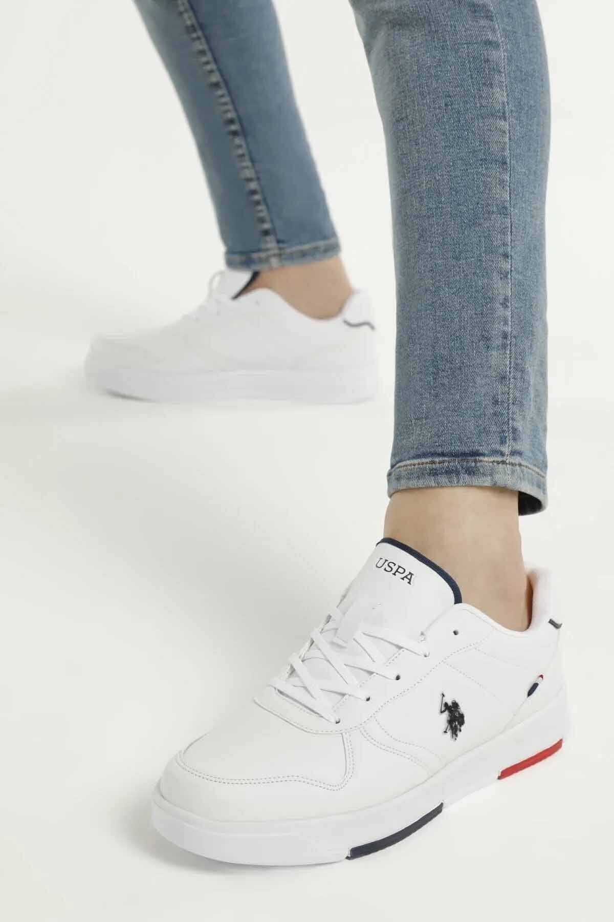 U.S. Polo Assn. Men's White Snekars USPA 322