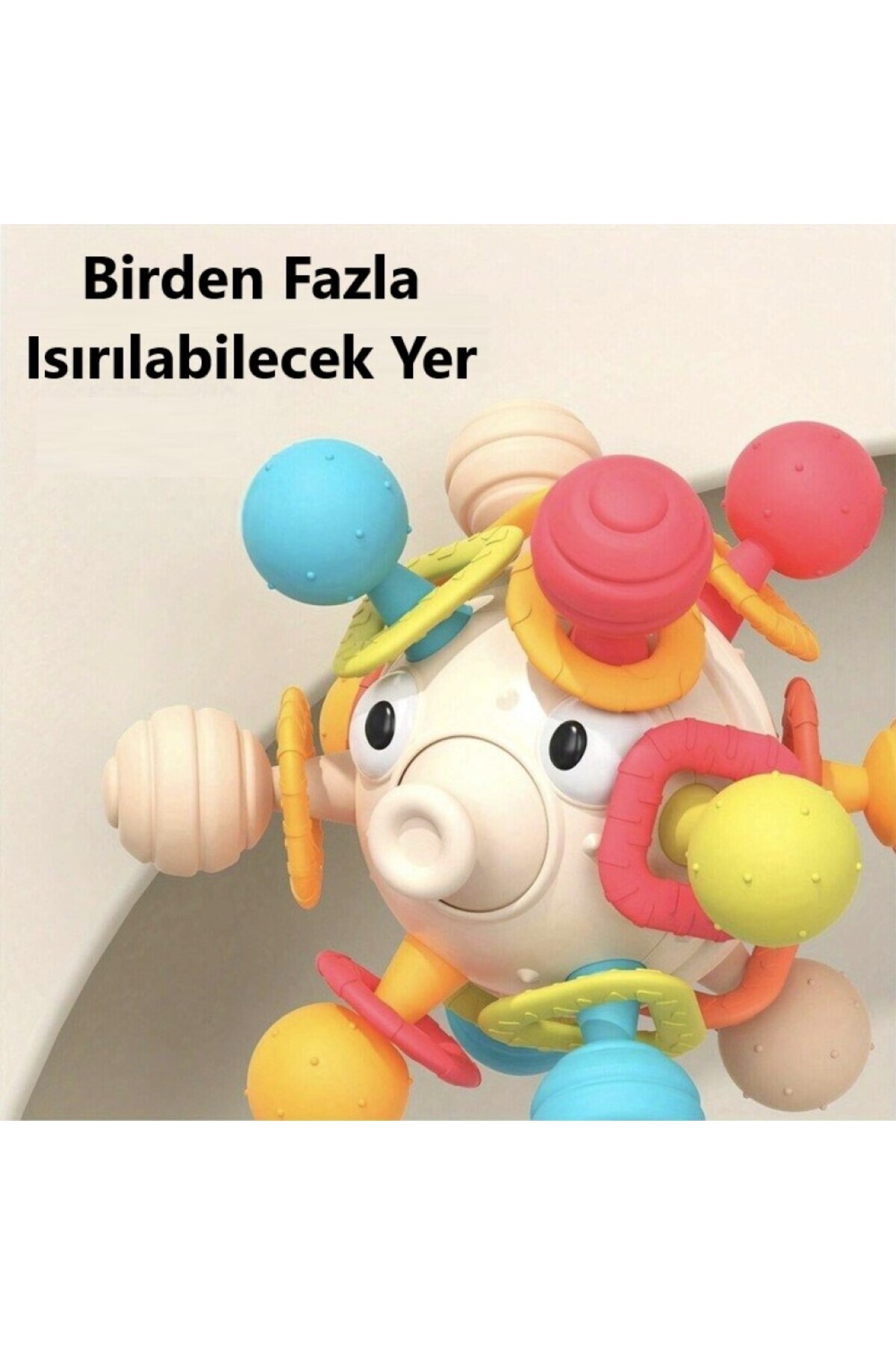 Brother Toys Dönen Kirpi Diş Kaşıyıcı Eğitici Oyuncak Bebek Aktivite Oyuncağı Kavrama Topu 10 Cm. fotoğrafı 3 (önizleme)
