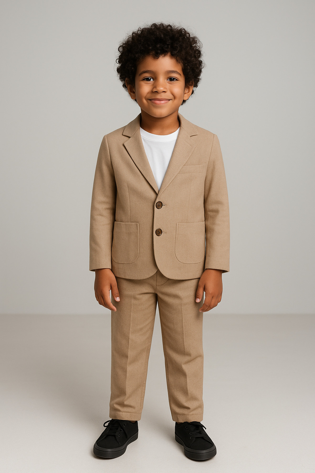 tinytrends Boys' Classic Comfort Suit 3-Piece Set