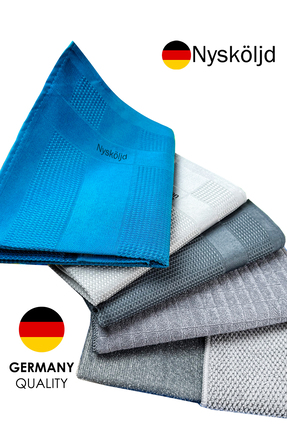 Nysköljd 5 Adet Temizlik Bezi Seti | Cam Bezi | Mikrofiber Mutfak Bezi | Tell...