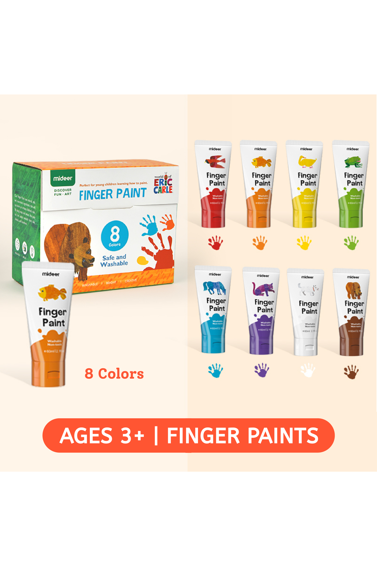 رنگ انگشتی - ۸ رنگ