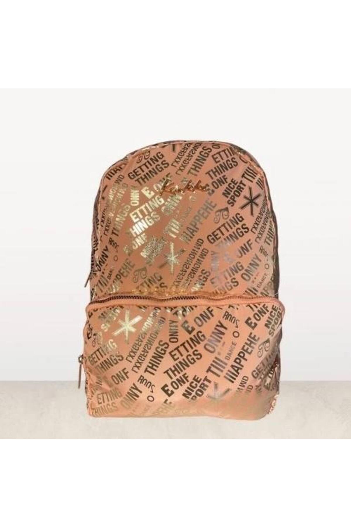 KAUKKO Brokar Happy Sırt Çantası Somon K1552