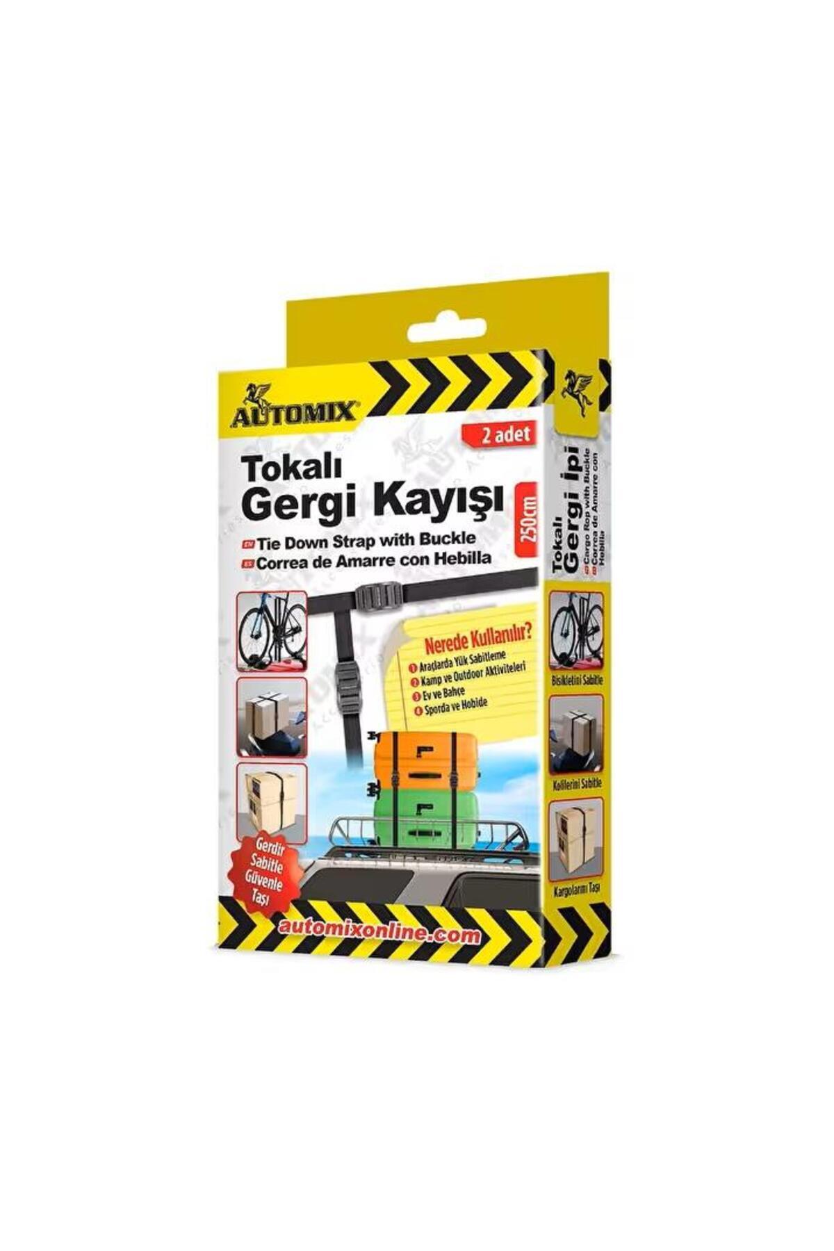 Automix Tokalı Gergi Kayışı 250 cm - 2 Adet