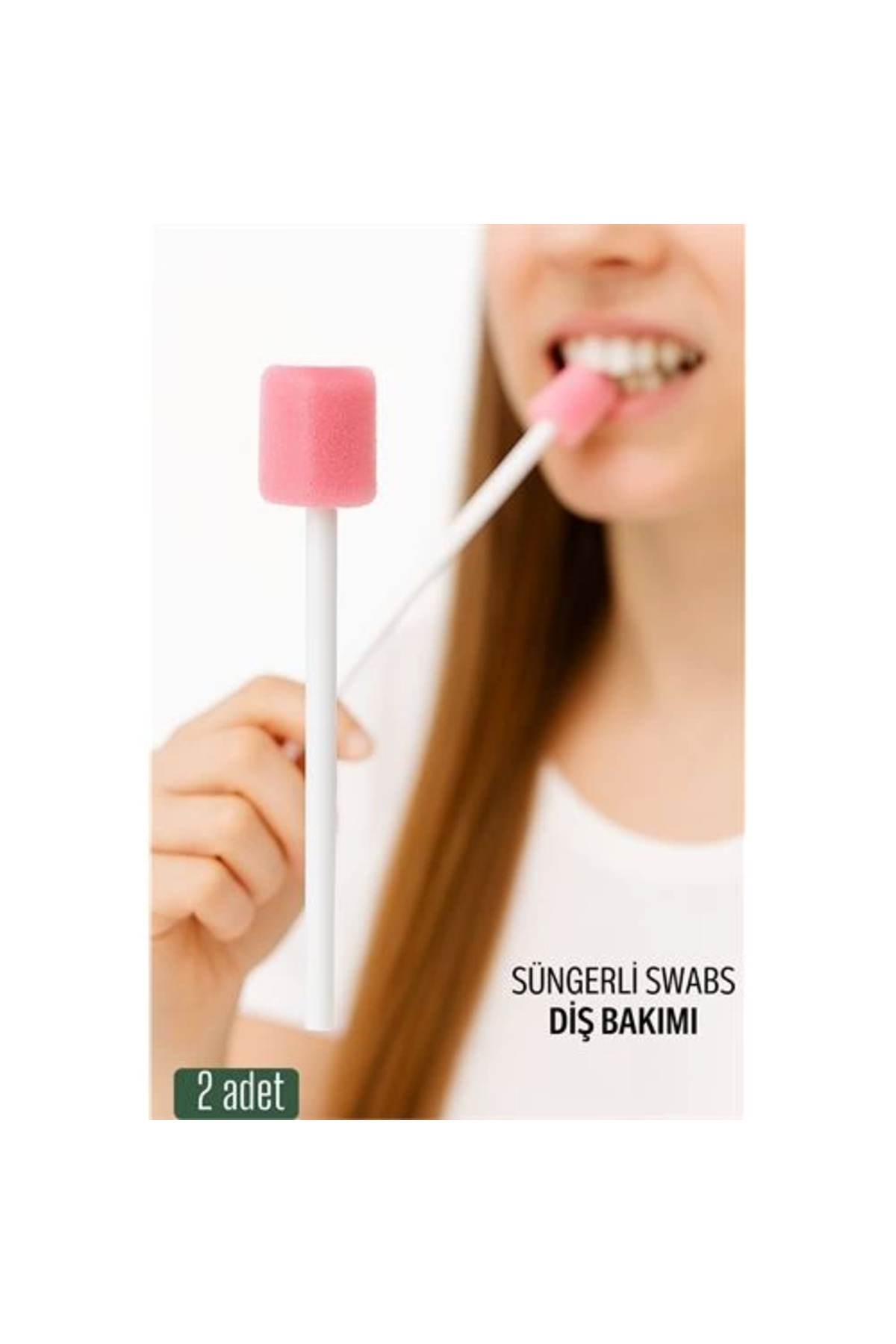 thebestnzm BX Süngerli Swab - Ağız ve Diş Bakım Çubuğu - 2 Adet