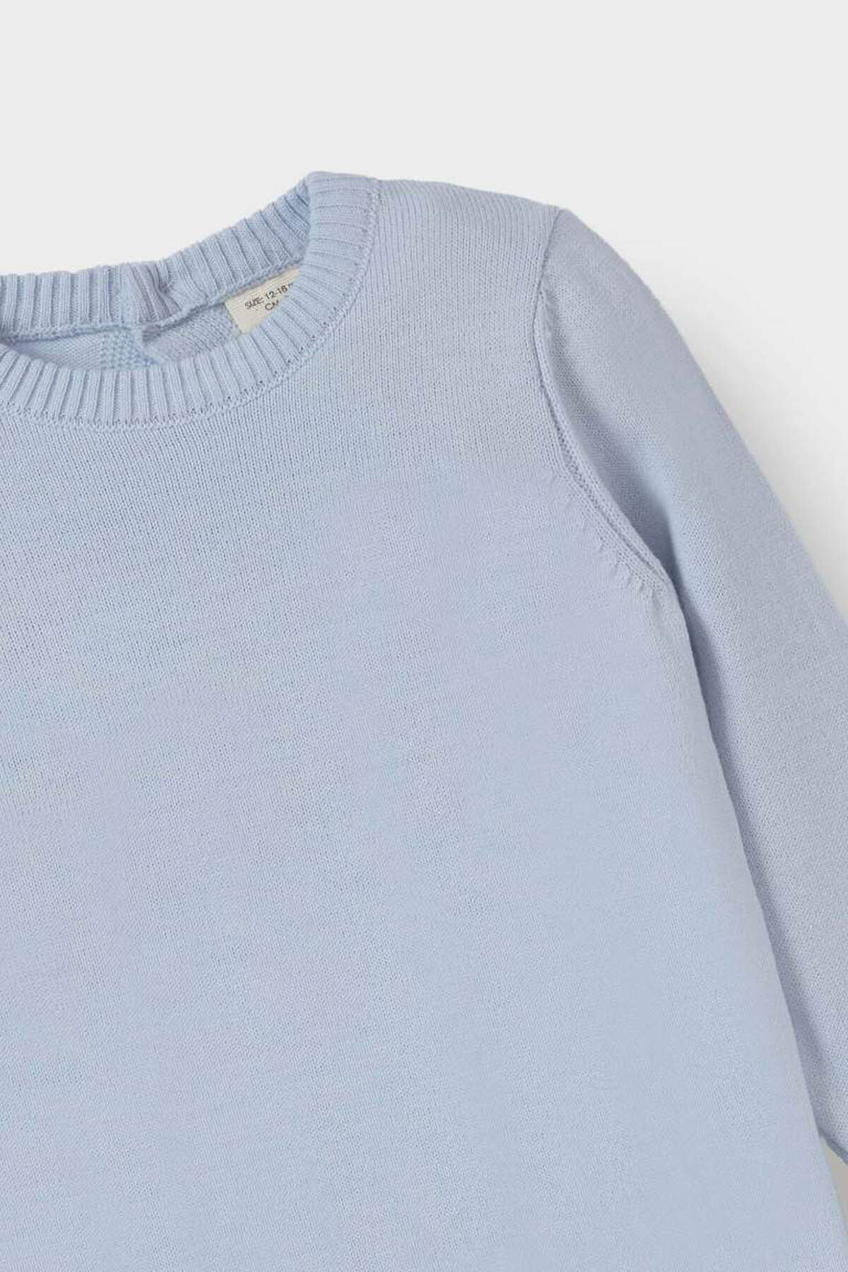 Defacto Triko Mavi Erkek Bebek Kazak A5036A5/BE302 fotoğrafı 2 (önizleme)