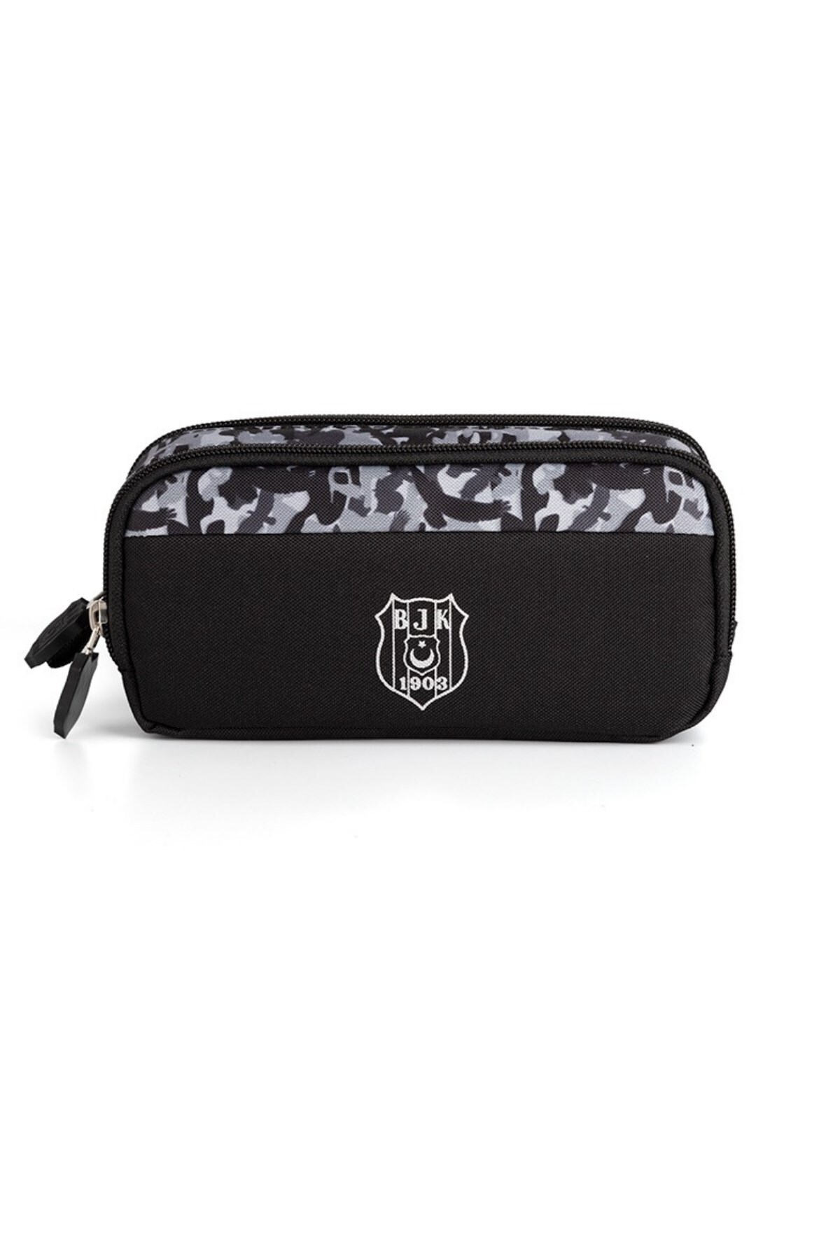 KARACTERMANIA Zipper Pencil Case - Black Organizer For School & Office Supplies