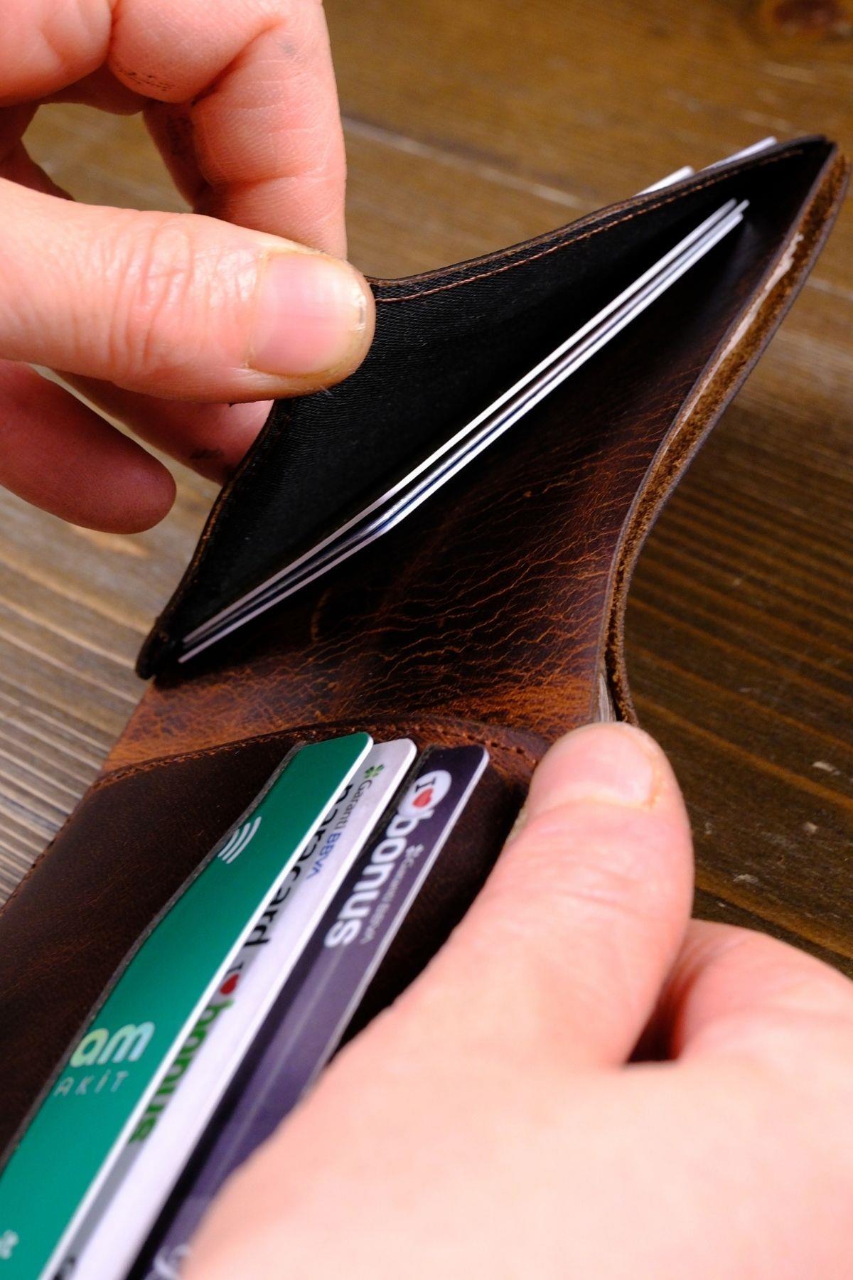 Genel Markalar  Rio - İnce Tasarım Hakiki Gerçek Deri Cüzdan ve Kartlık - Görsel 9