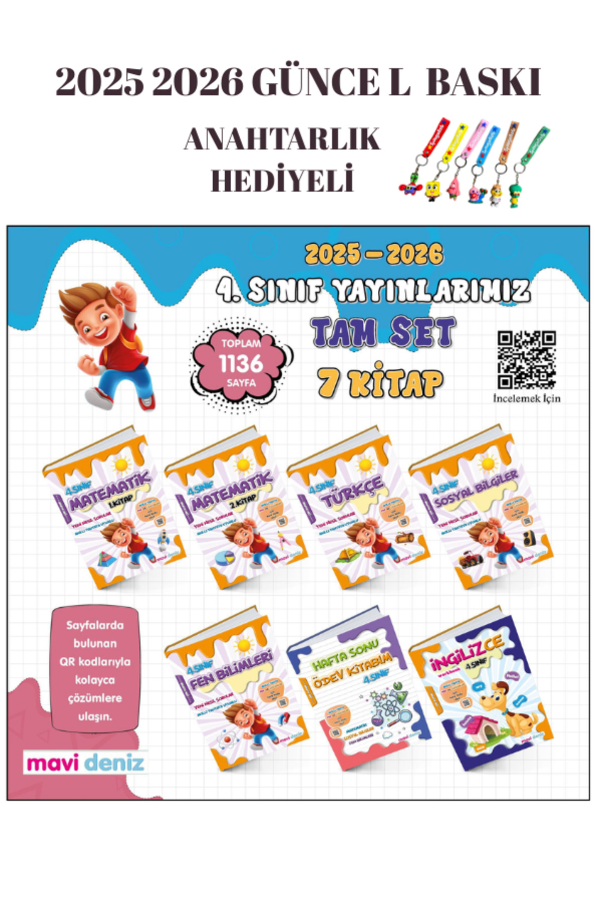 Mavi Deniz Yayınları MAVİ DENİZ YAYINLARI 4.SINIF İDEAL FULL SET