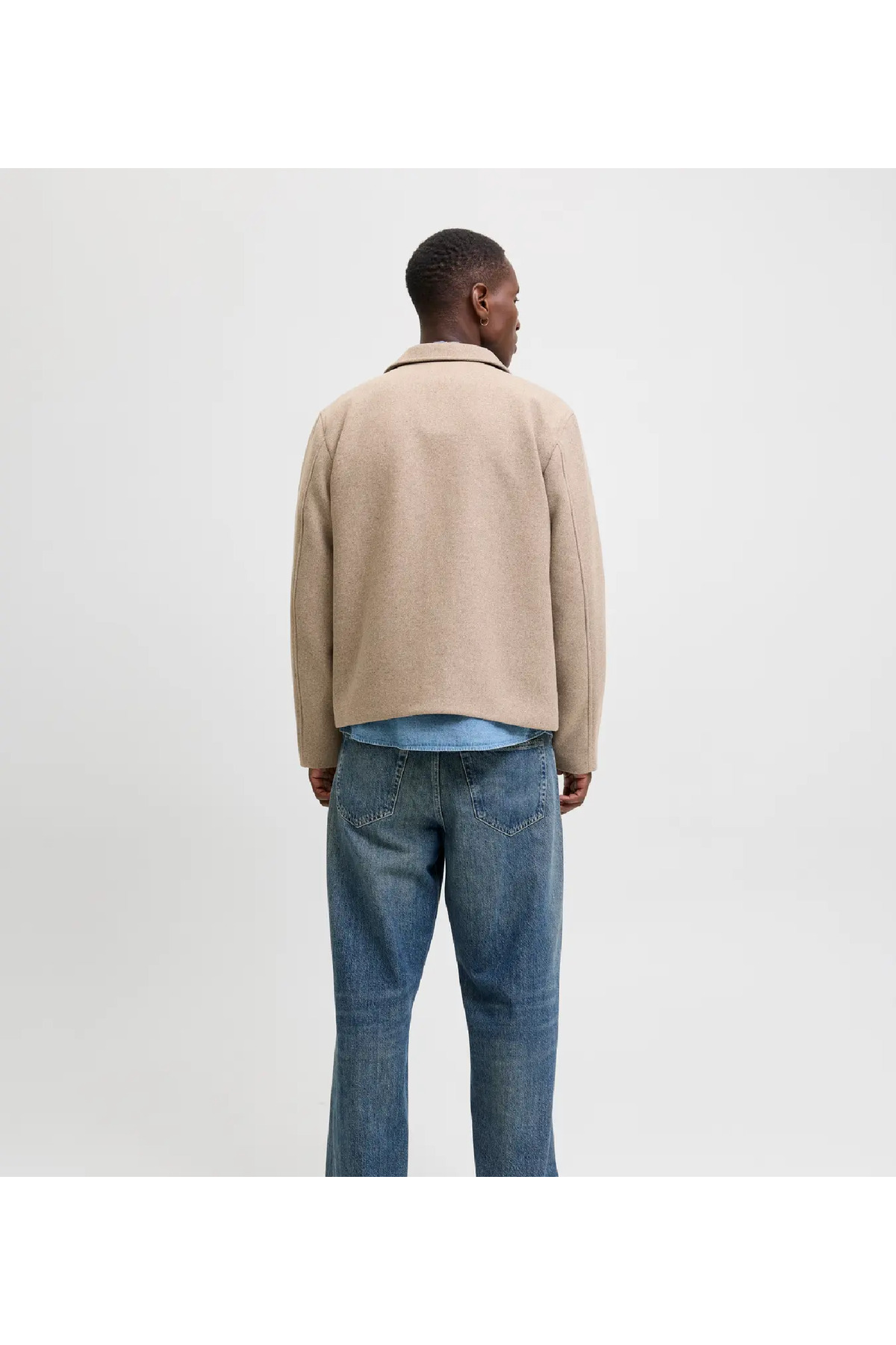 کت مردانه راسته آستین بلند | جک اند جونز Jack & Jones 12278836 - تصویر 3