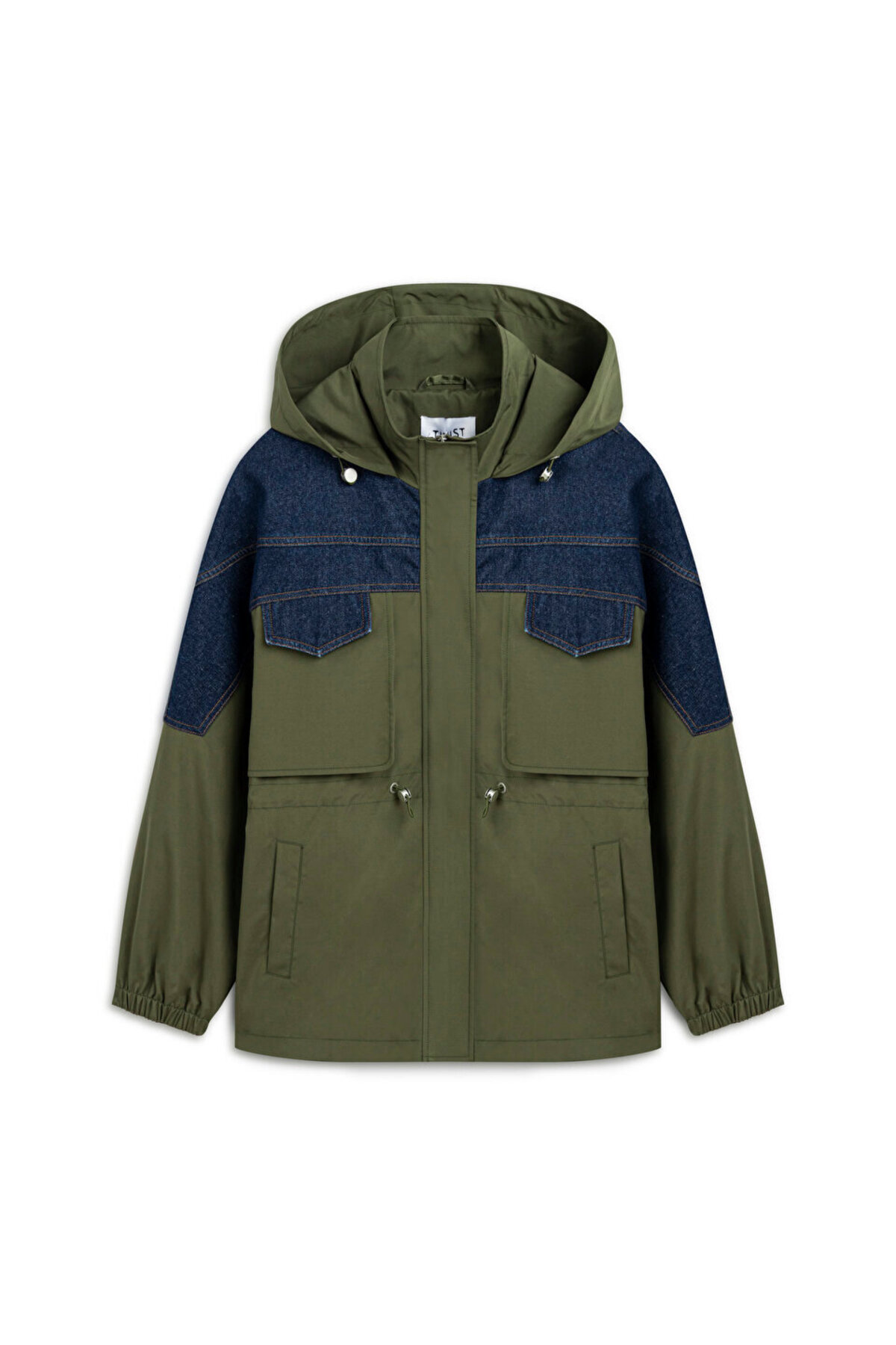 Twist  DENİM MIX RÜZGARLIKLI MONT - Görsel 3