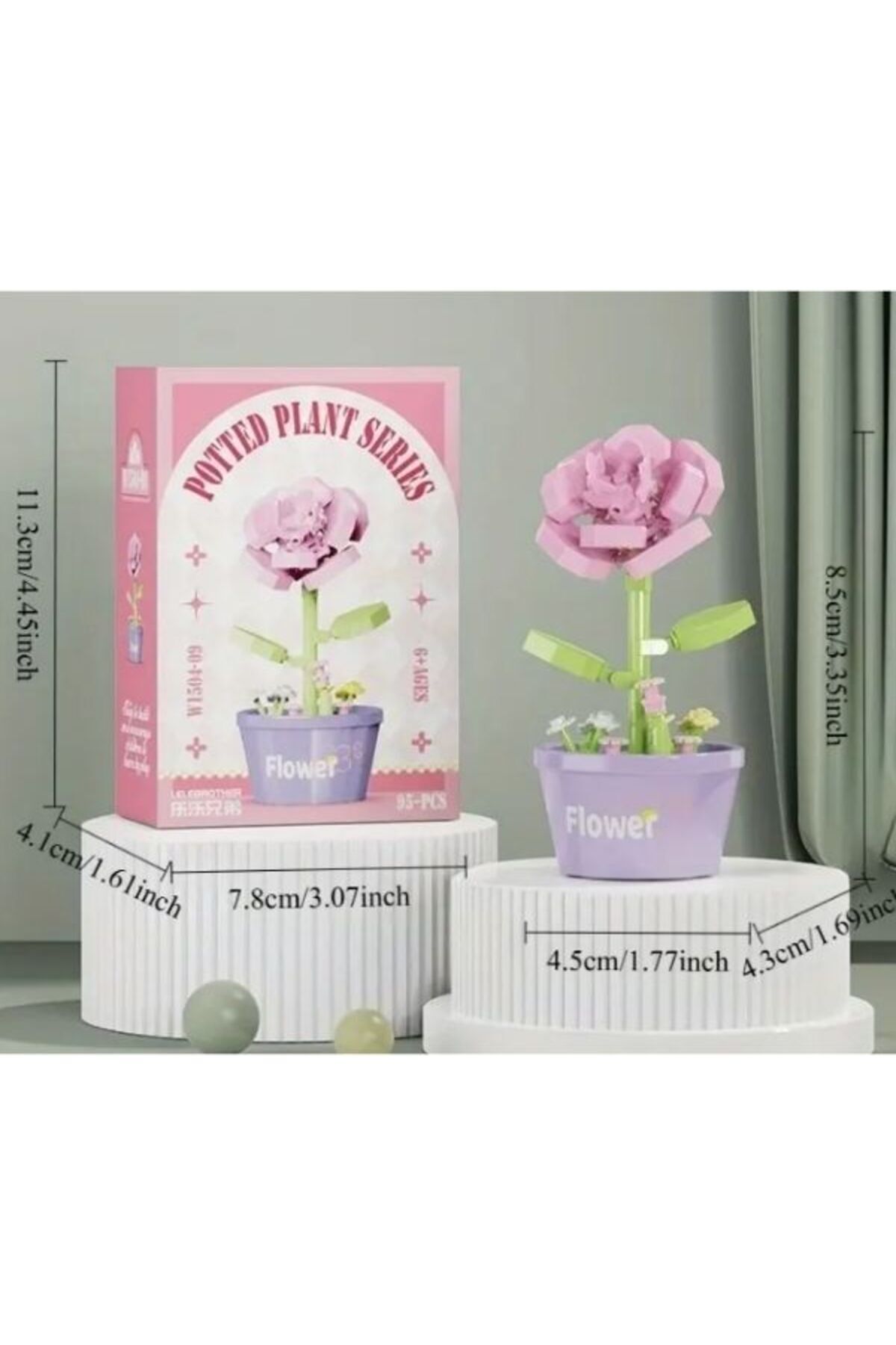 sağlıkçı shopping trend aksesuar Gül Çiçek Temalı Bricks Leg Çiçek Leg Flower