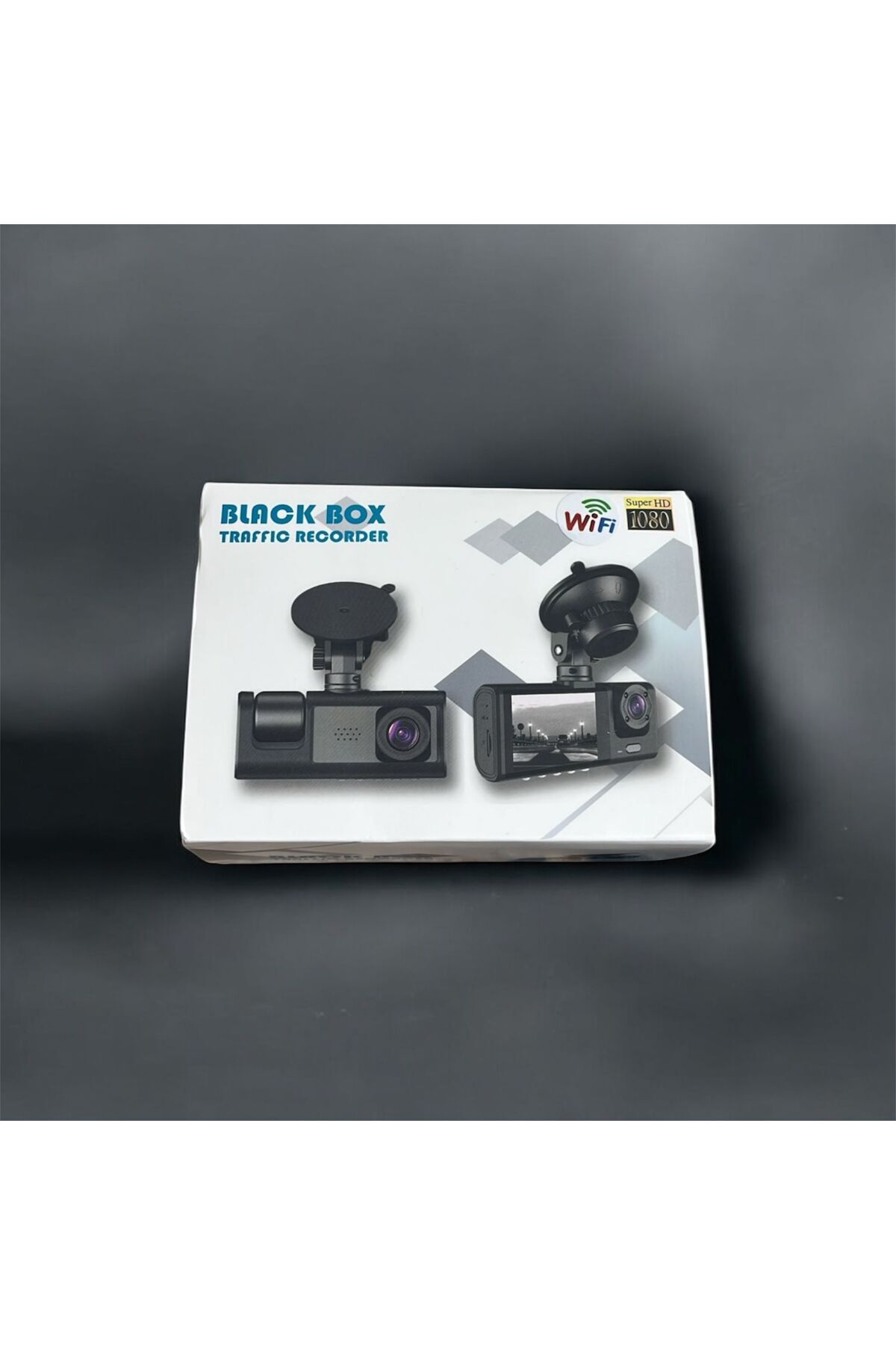 BLACK BOX 1080P Traffic Recorder Wifi'li Araç İçi Kamera 170 A+ seviye lens
