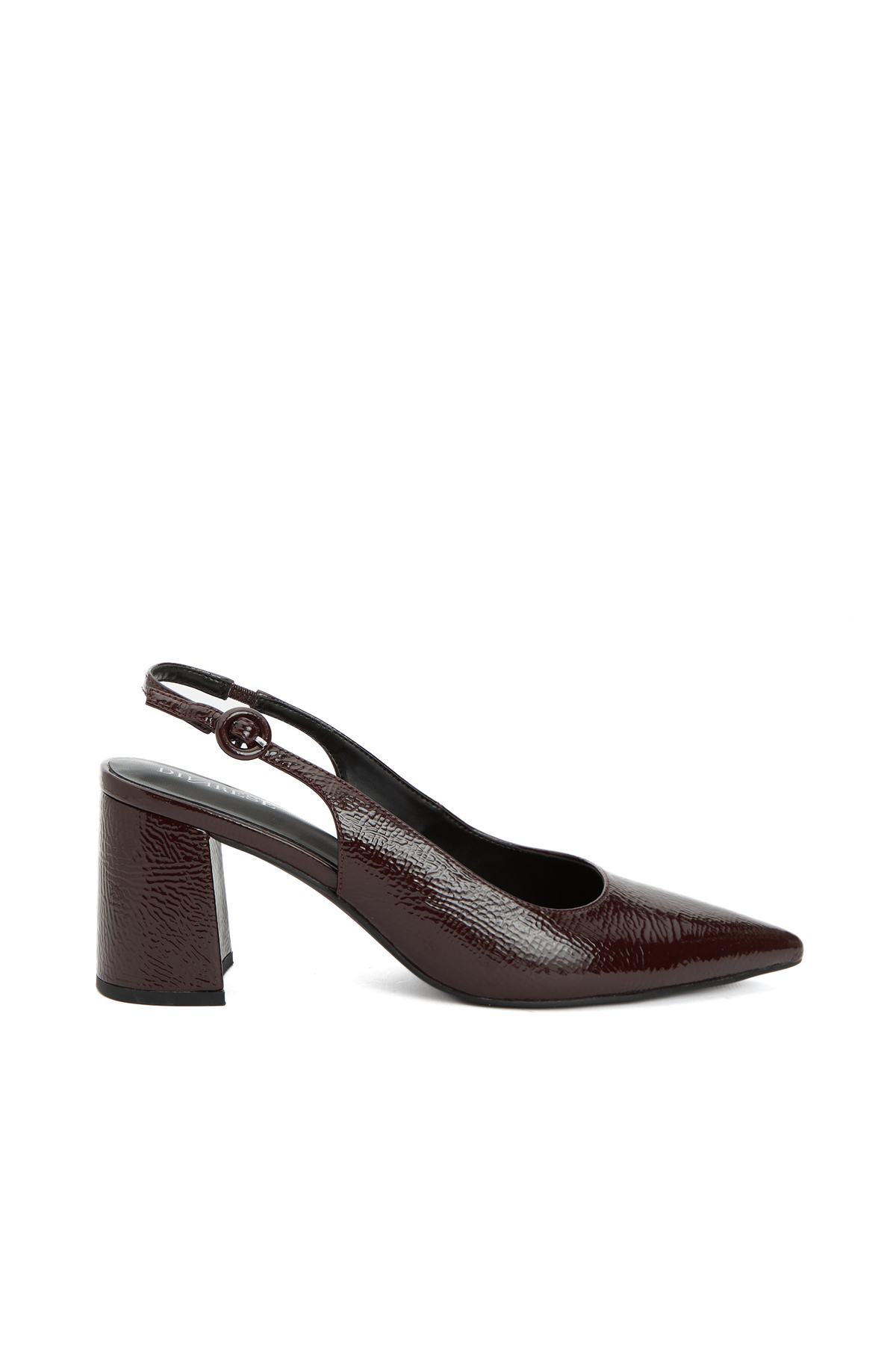 Burgundy Leather Heels