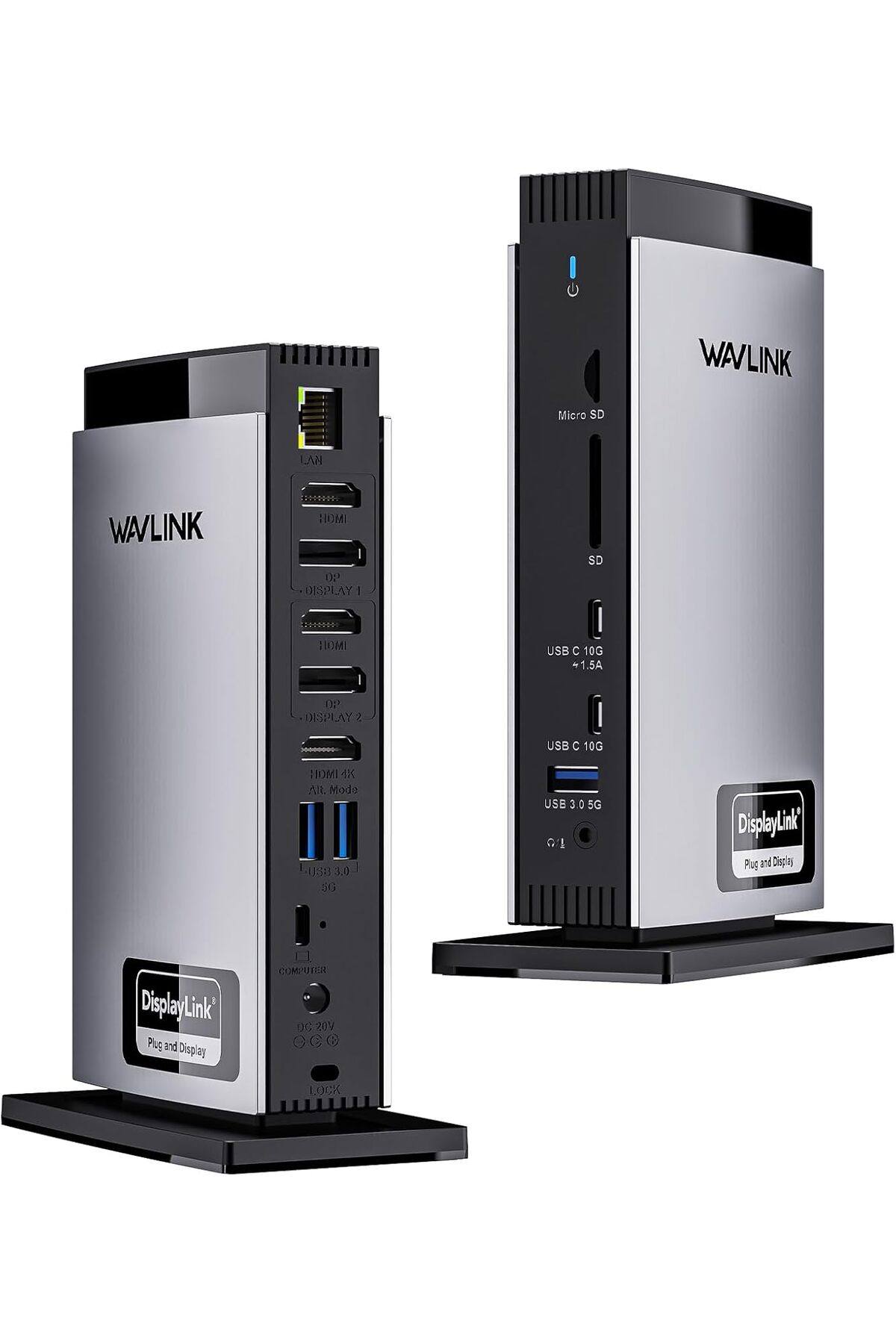 wavlink Usb C Docking Station With 3 Hdmi, Displaylink Laptop Dock ...