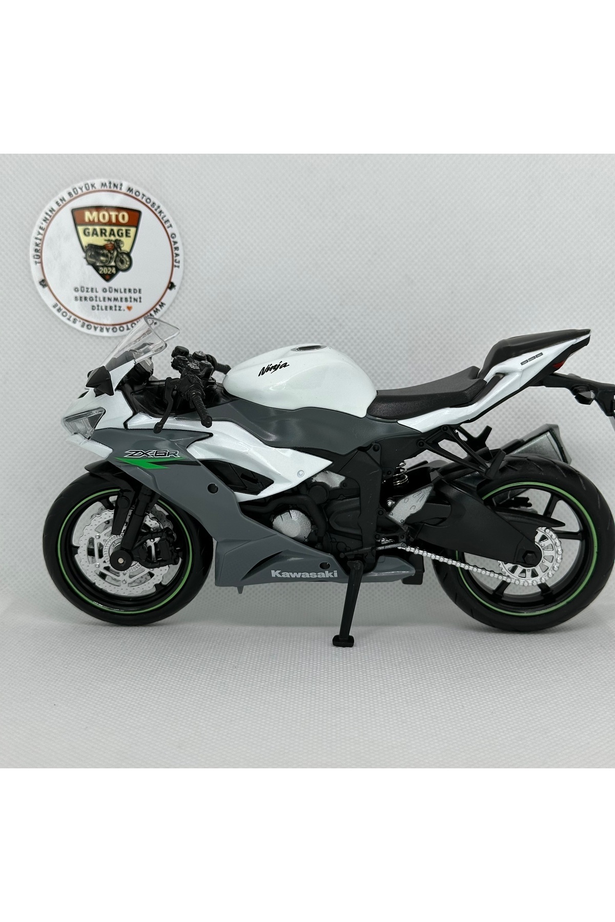 まさと　1 RMZ City Kawasaki Ninja ZX-6R 1:12 Diecast Motosiklet Model