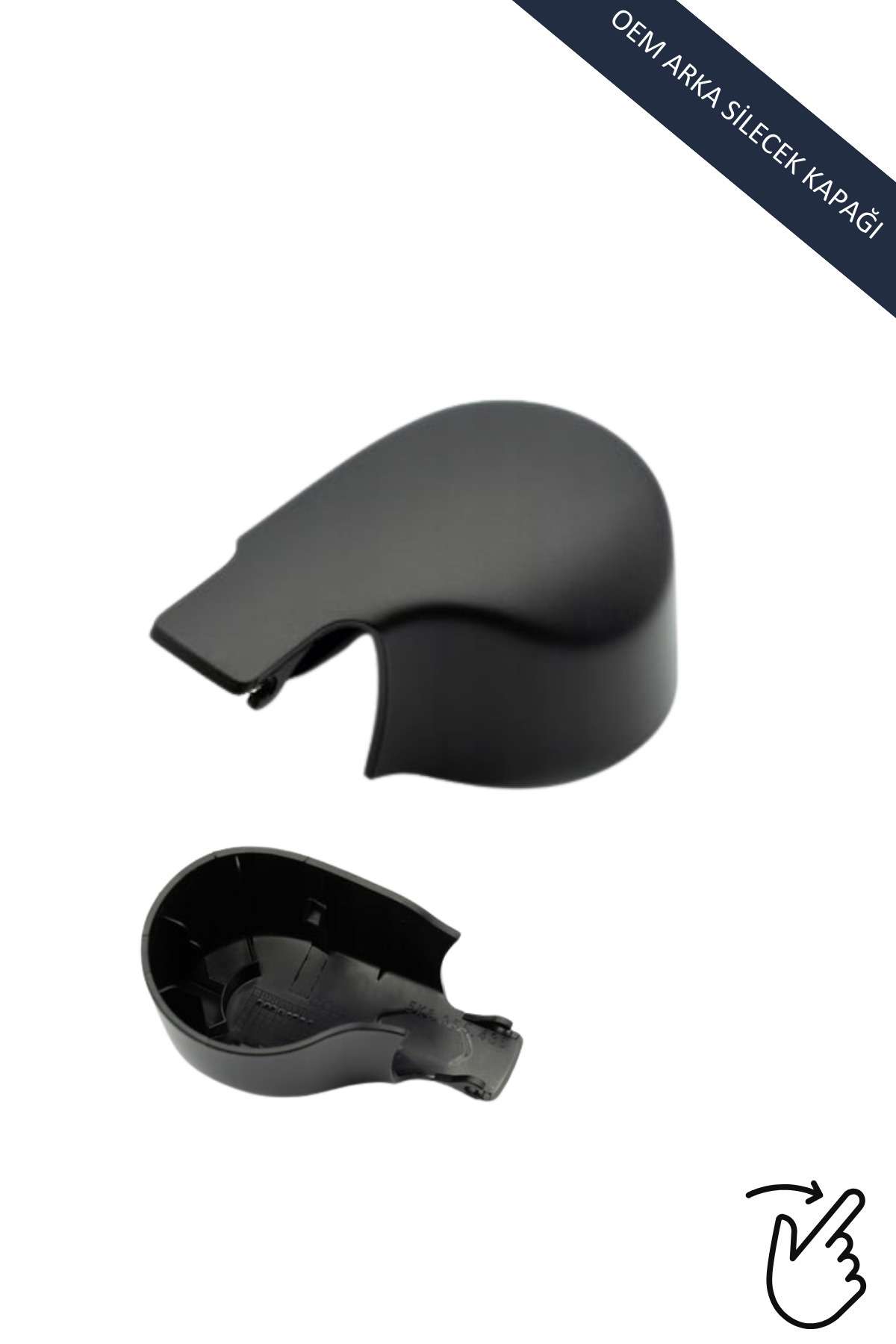 MEFAUTO Volkswagen Arka Silecek Kapağı Golf Mk 6-7 / Caddy Mk4 / Polo 2010-2022 / T-Roc-Tıguan Uyumlu