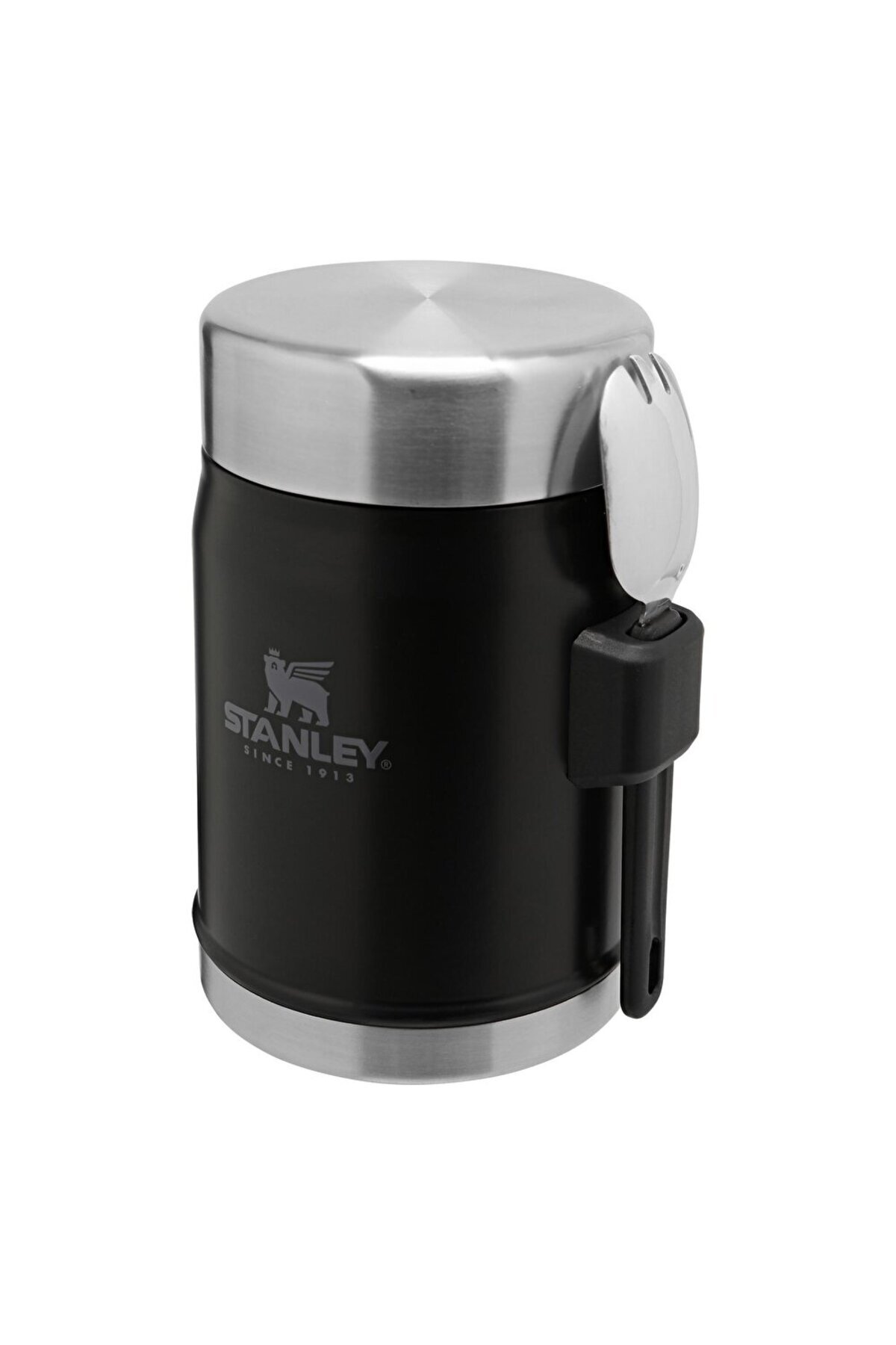 Stanley The Legendary Yemek Termosu + Kaşık 400ml Matte Black Pebble fotoğrafı 3 (önizleme)