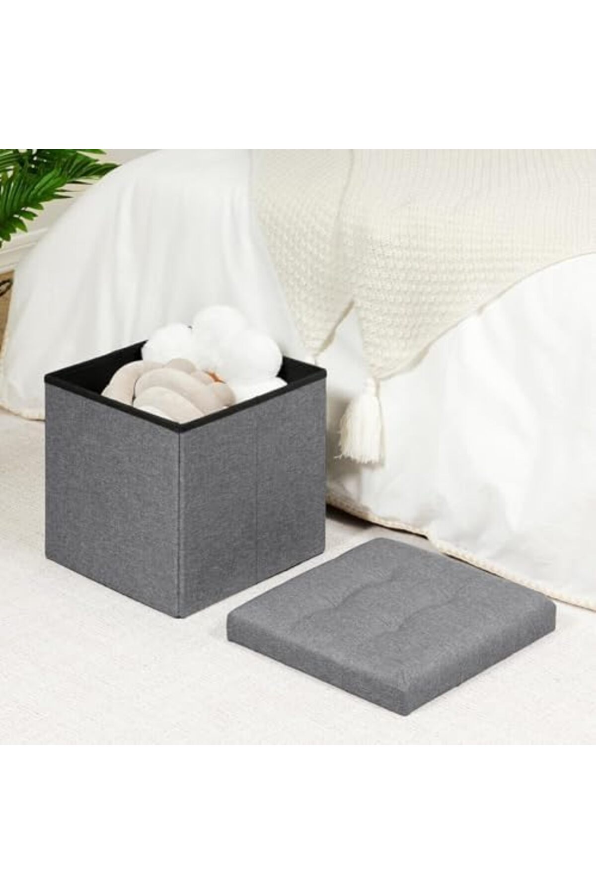 مقعد عثماني للتخزين من SKY-TOUCH، مكعب عثماني للتخ...