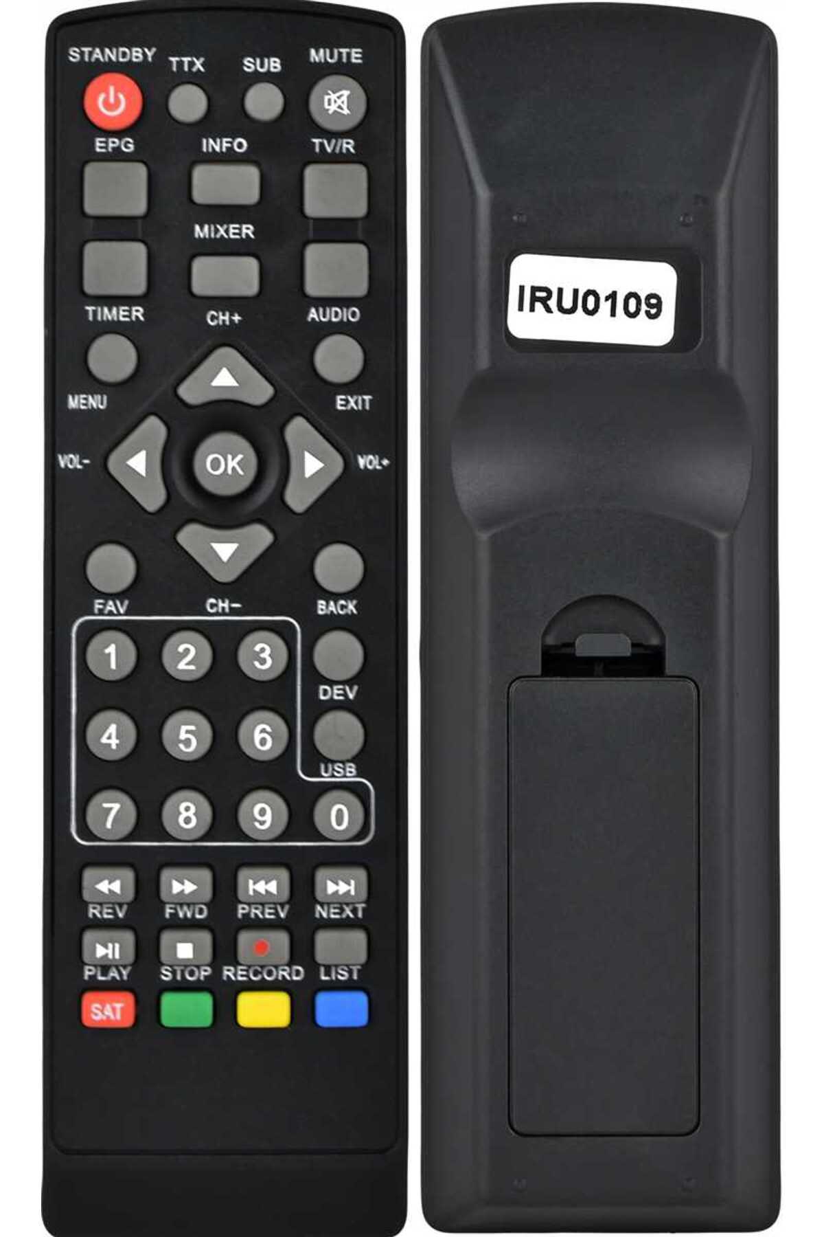 IRONSTAR ZRV Sat-8500 Mini Hd Uydu Alıcısı GLOBEX Sat-8500 Mini Hd Uydu KUMANDASI