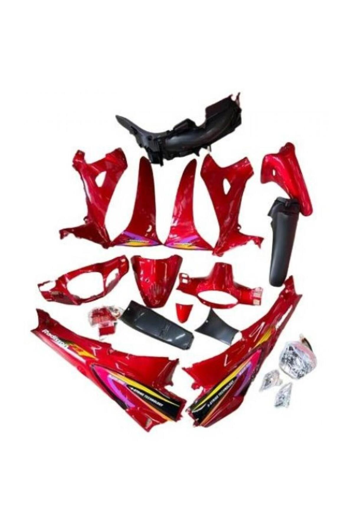 店舗用品 Roshan K.C. Motoran Torro Kaporta Seti Kırmızı (Far Stop Dahil) - Fiyatı