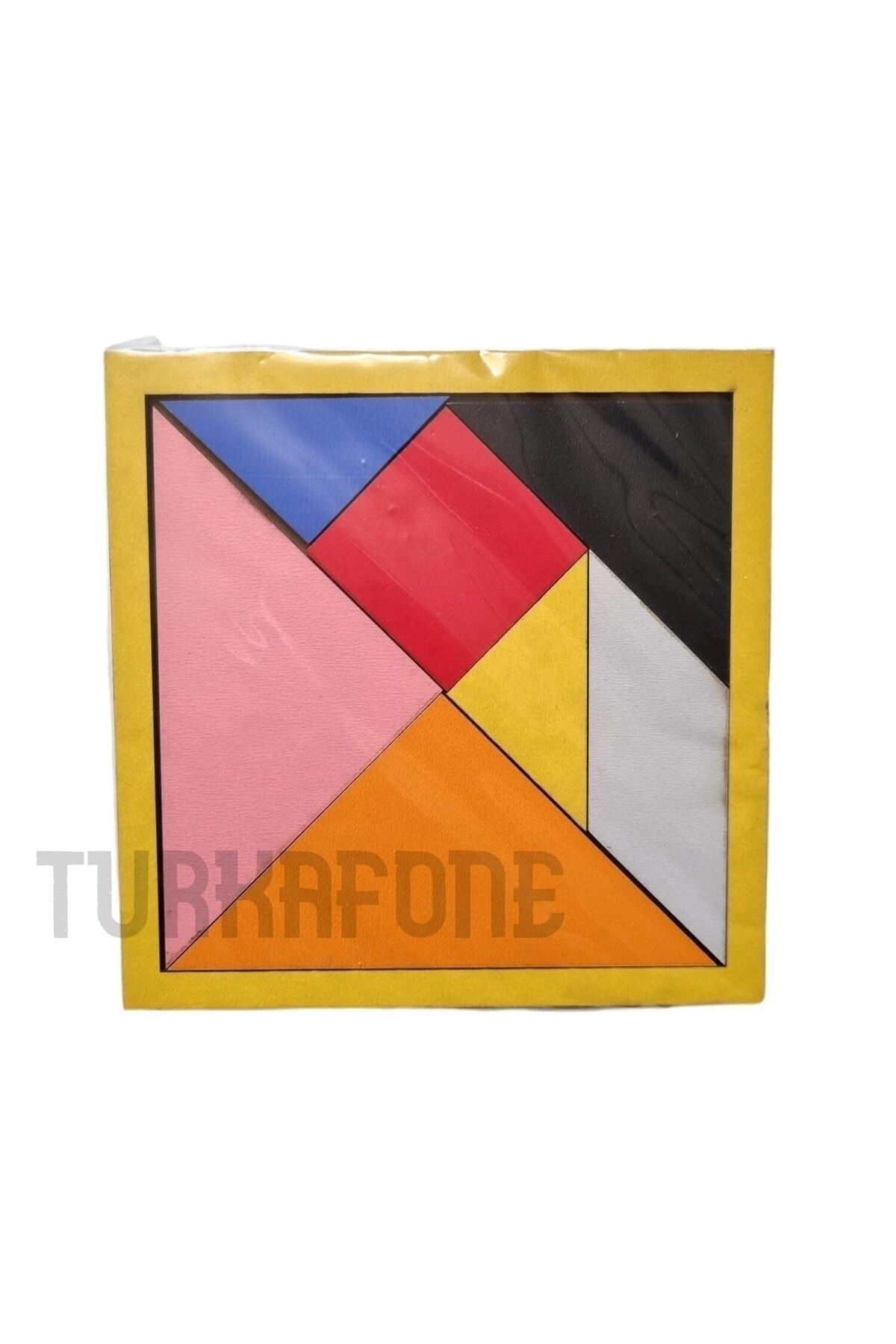 paraply Öğretici Oyuncaklar Ahşap Tangram Zeka Oyunu 6mm 14x14cm 20Adet Kız Erkek Çocuk Oyuncak fotoğrafı 3 (önizleme)