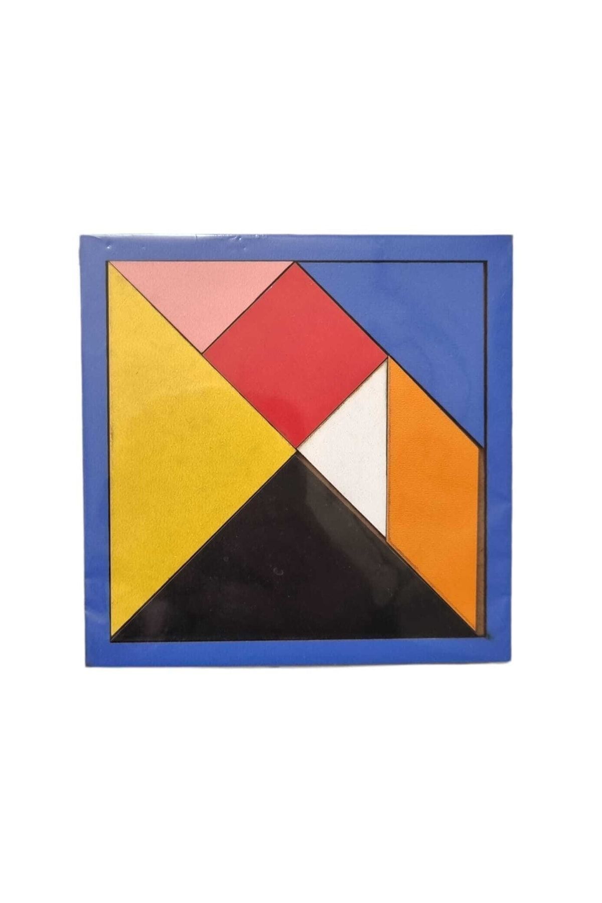 NEWBRENDHOME Eğitici Erkek Çocuk Oyuncak Ahşap Tangram Zeka Oyunu 6mm 14x14cm 3Adet Kız Çocuk Oyuncak fotoğrafı 2 (önizleme)