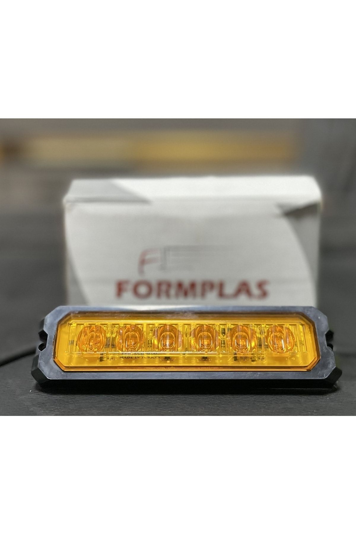 AHMET OTOMOTİV FLASLI lamba 12v-24v uyumlu 13cm sarı