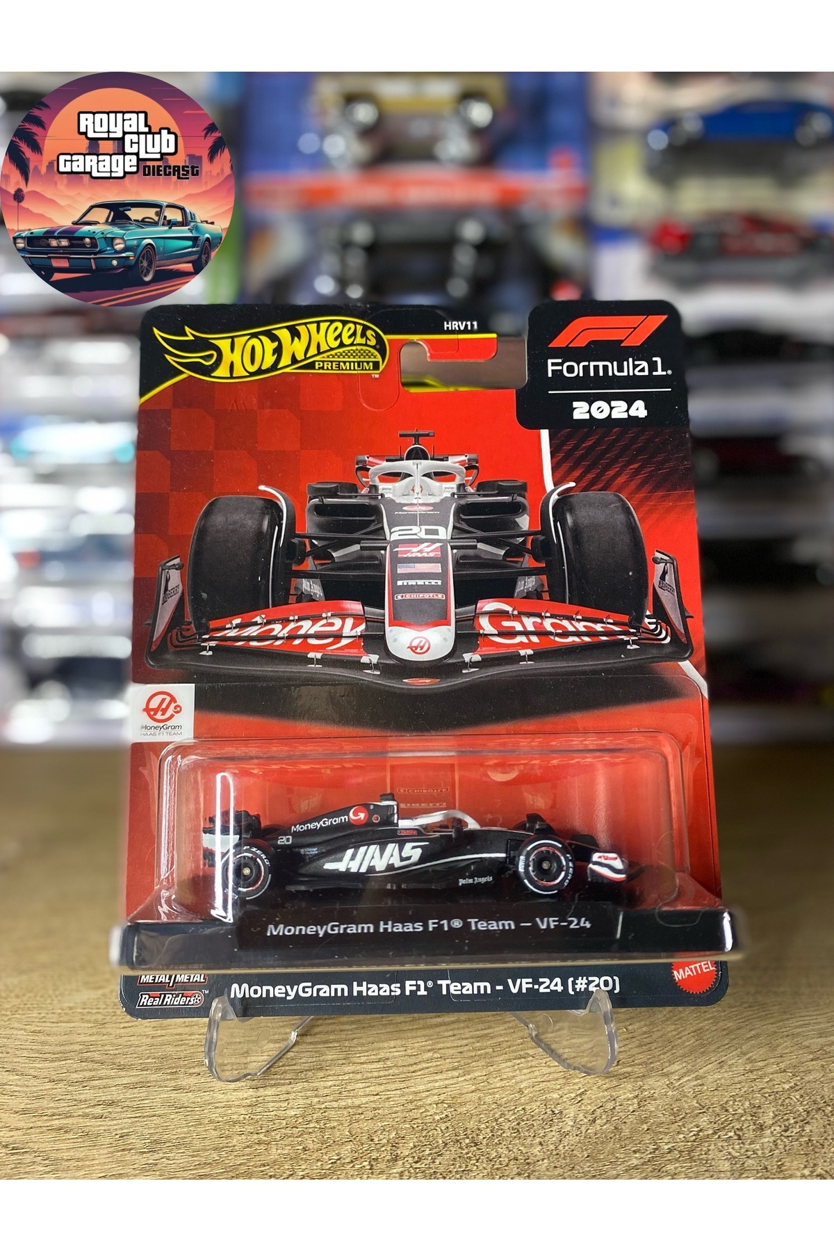 HOT WHEELS MONEYGRAM HAAS F1 Team - VF-24 (#20) - Formula1 2024 - Premium (1/64)