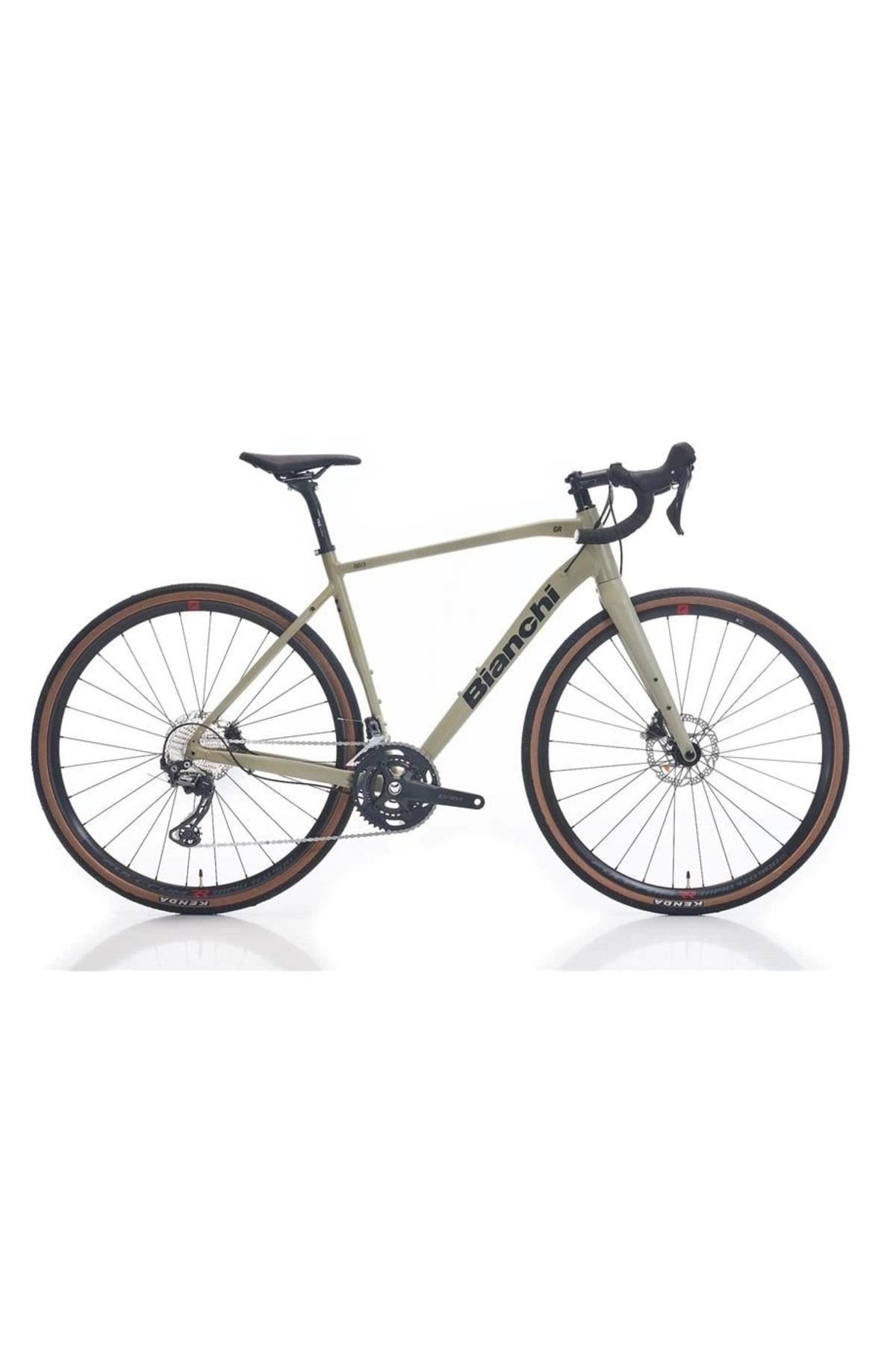 Bianchi GR0013 GRAVEL YOL BİSİKLETİ 500H HD 28 JANT 22 VİTES CEMENT BLACK