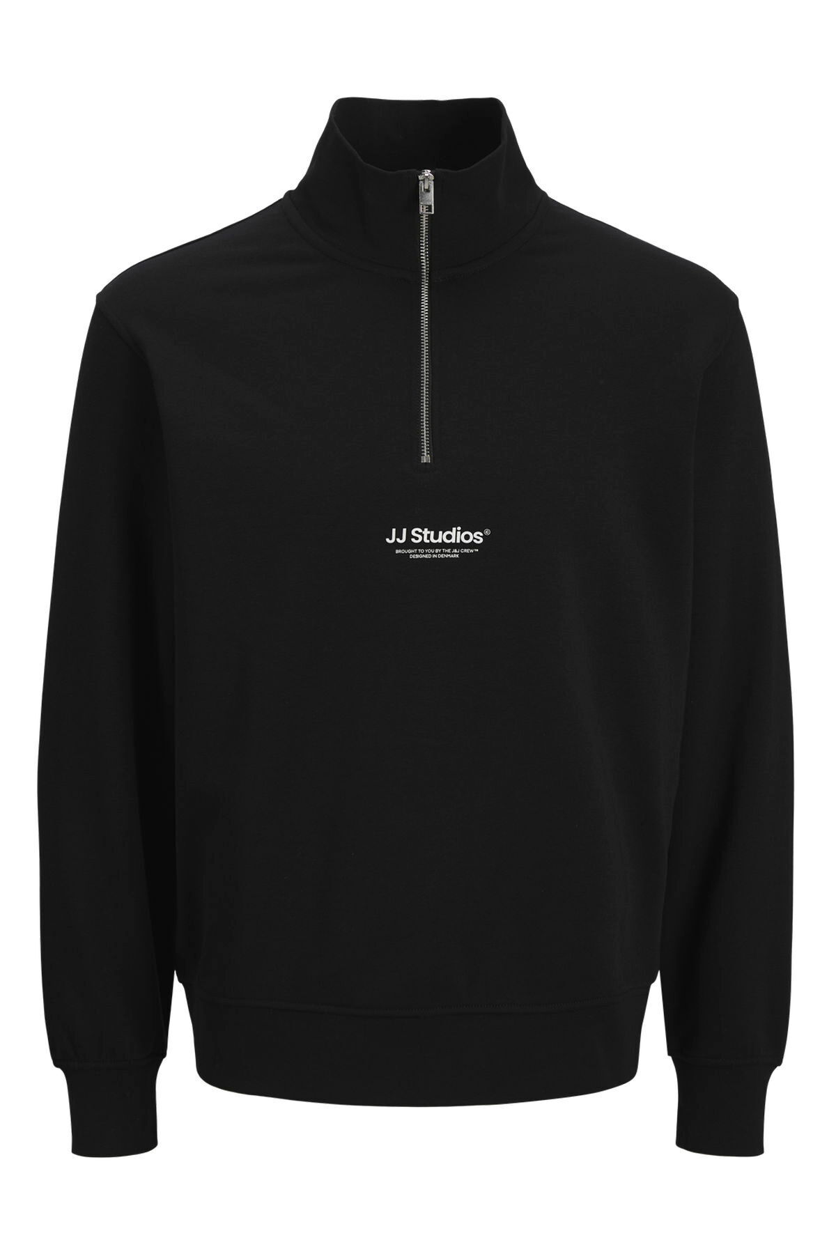 Jack & Jones Jack Jones Soho Relax Fit Yaka Fermuarlı Erkek Sweat 12278793 görsel 5
