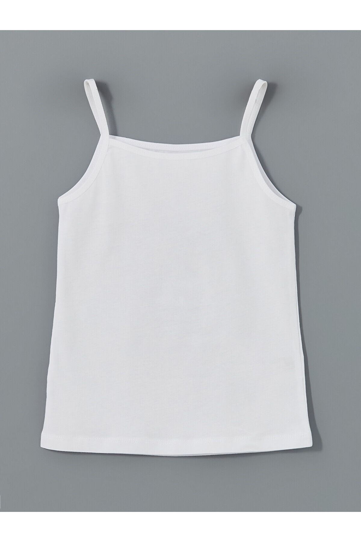 LC Waikiki Seray Yeni Sezon Kare Yaka Askılı Kız Bebek Atlet 2'li fotoğrafı 3 (önizleme)