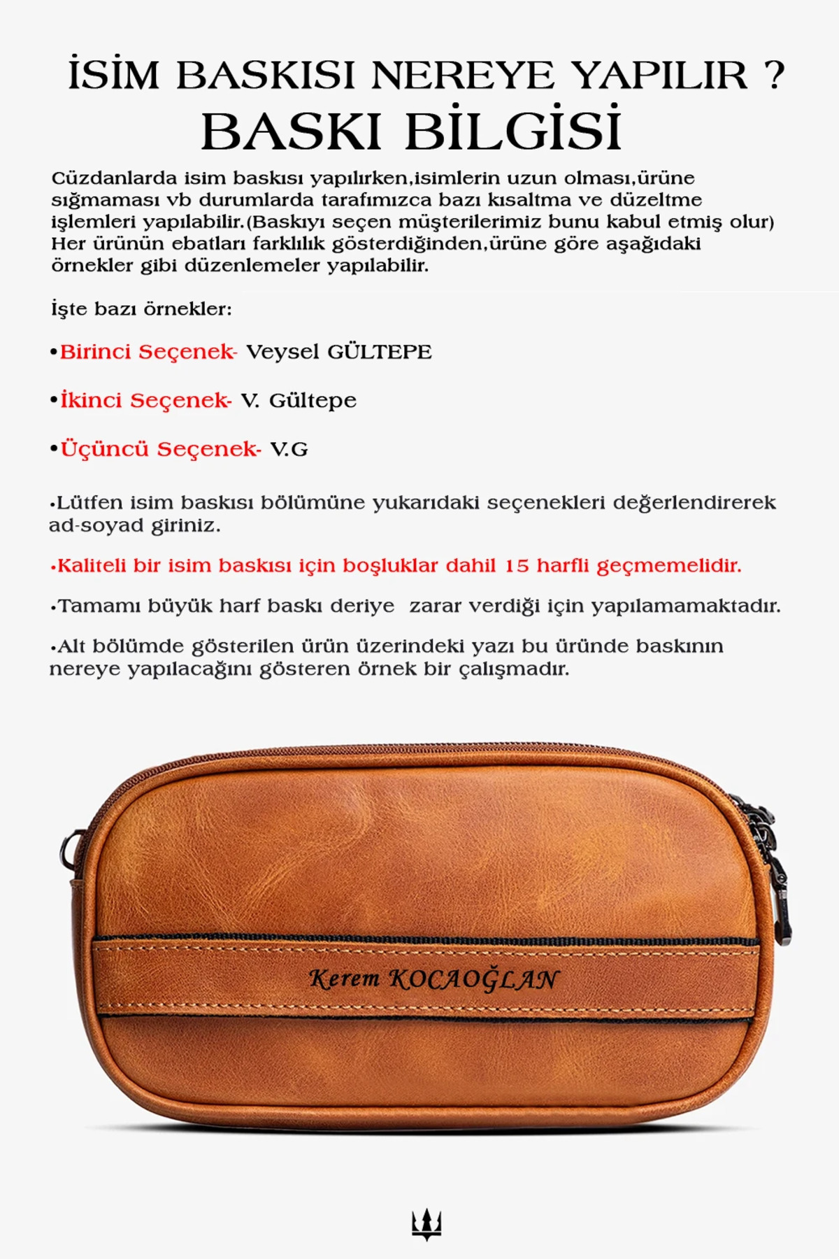 Getto Deri Dors Hakiki Deri Kişiye Özel İsim Baskılı El Çantası görsel 8